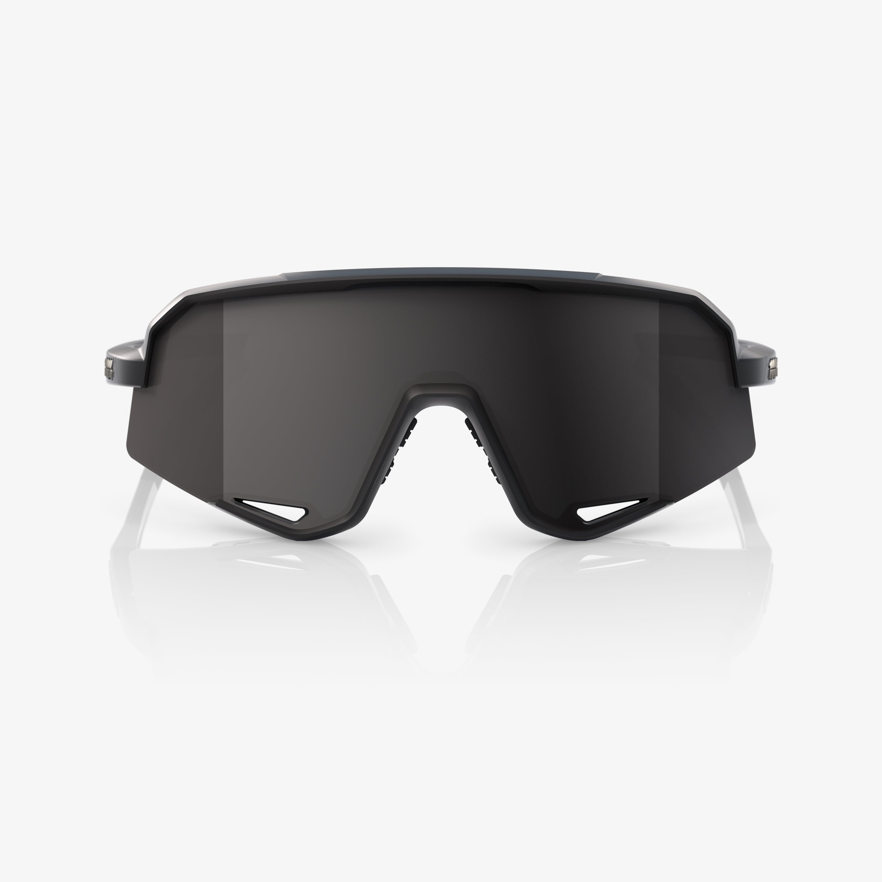 A picture of the matt black 100% Slendale Cycling Sunglasses