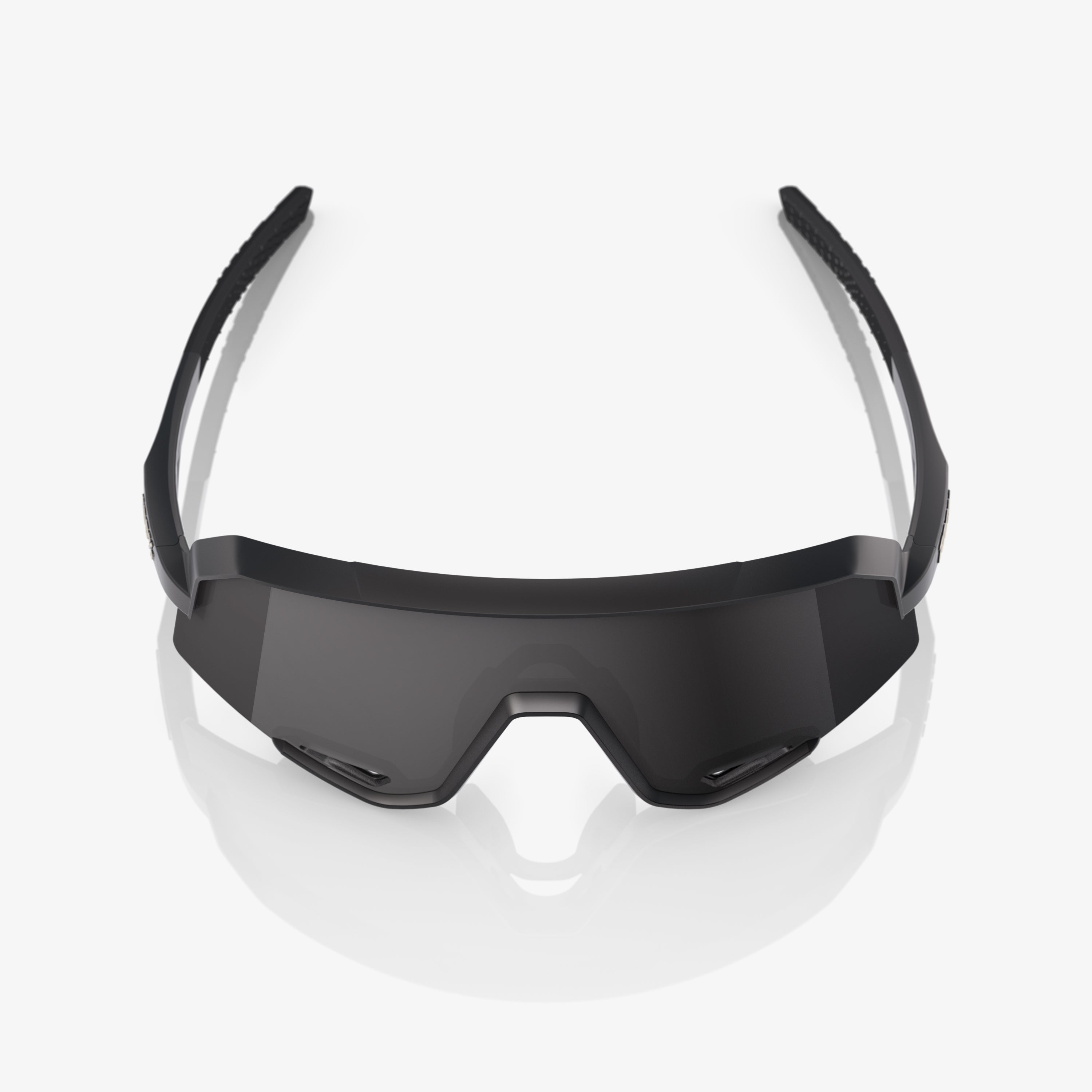 A picture of the matt black 100% Slendale Cycling Sunglasses