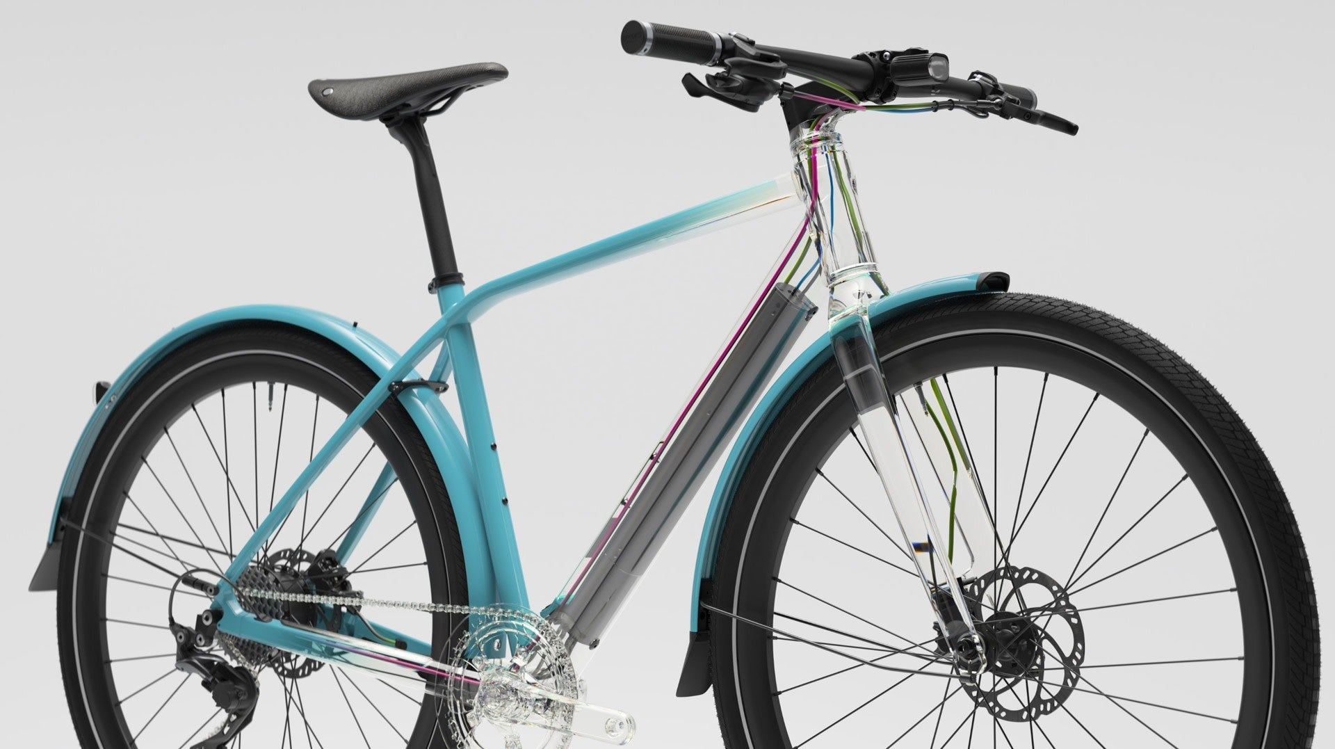 Vibe Mid H30 Urban E-Bike Blue Medium