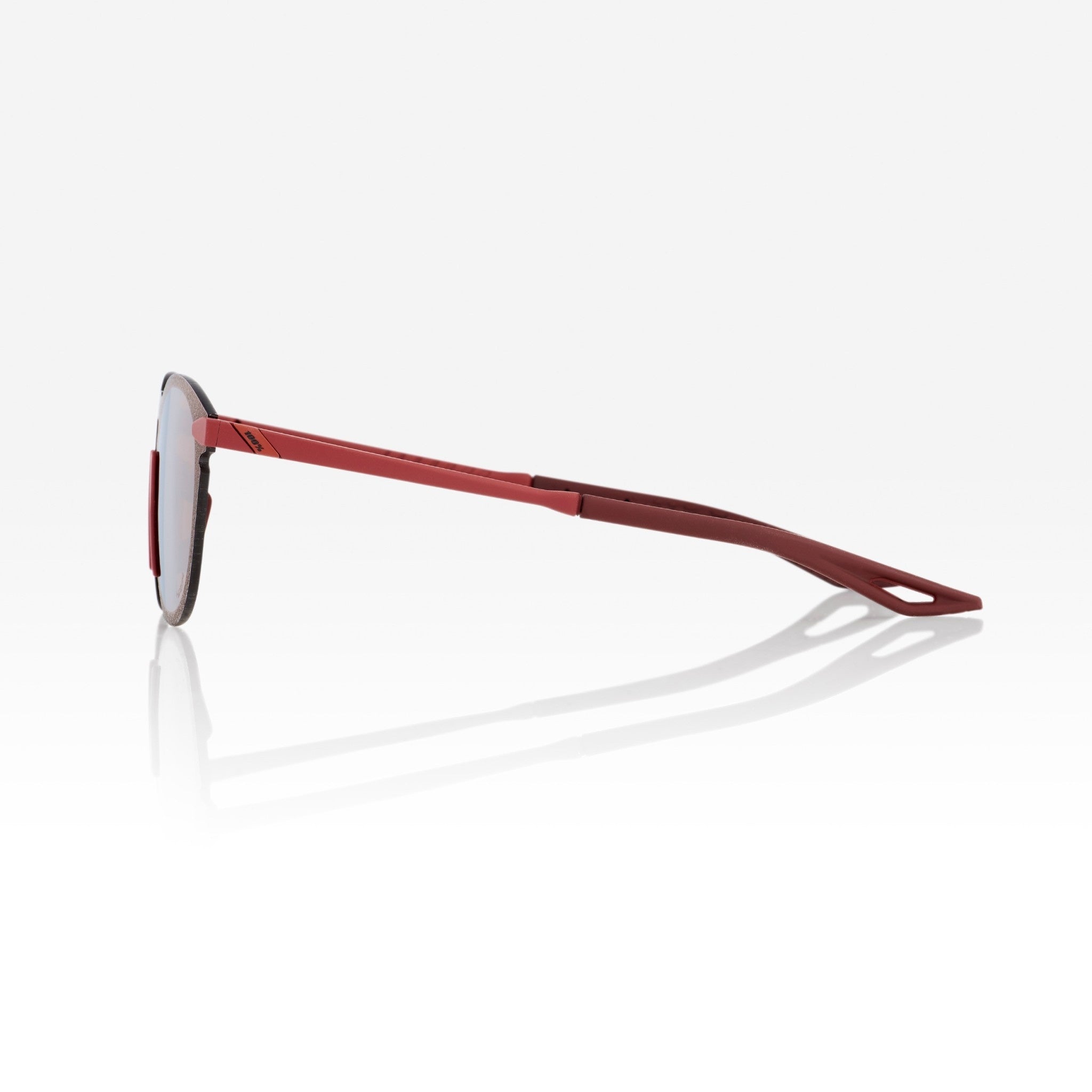 Legere Cycling Sunglasses RND Soft Tact Crimson/Hiper Silver Mirror