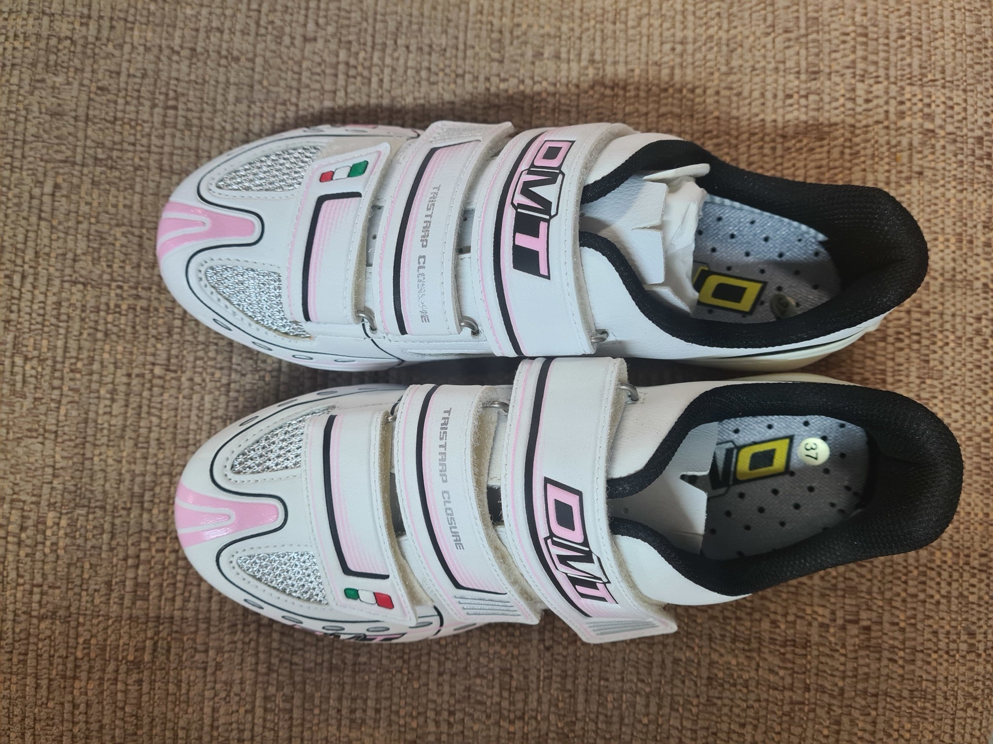 Vision Womens Road Shoe (New Old Stock) White/Pink  37