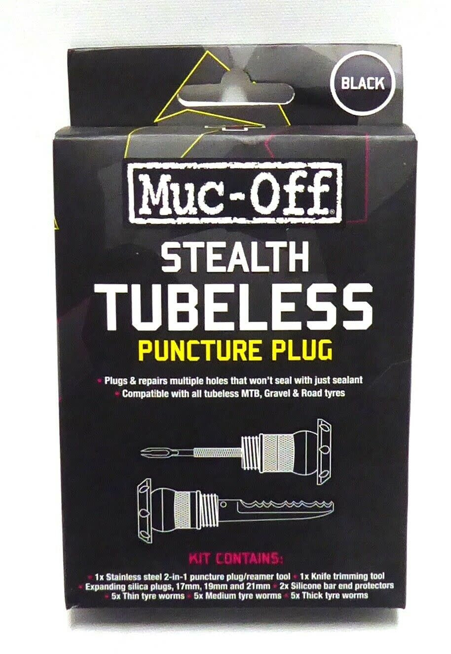 Stealth  Tubeless Puncture Plug Kit Black