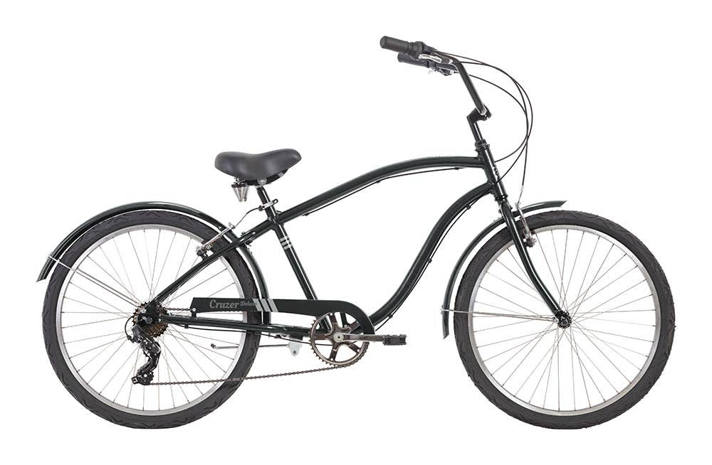 Cruzer Deluxe Bicycle Step Over Gloss Black