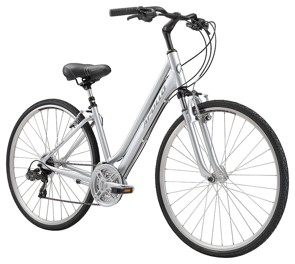 Shoreline Womens Step-Thru Hybrid Bike 22