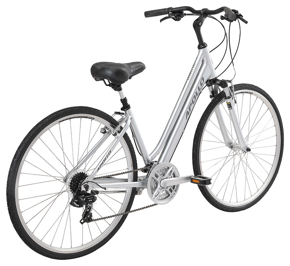 Shoreline Womens Step-Thru Hybrid Bike 22