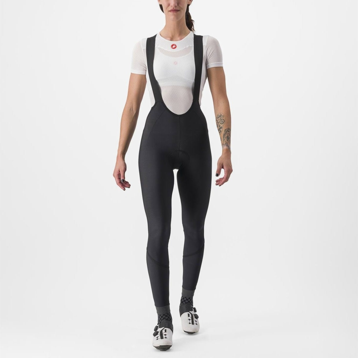 Velocissima DT Womens Bibtight Black/Black Reflex