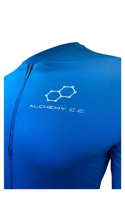 Mens Pro-Carbon Cycling Jersey Blue Fade