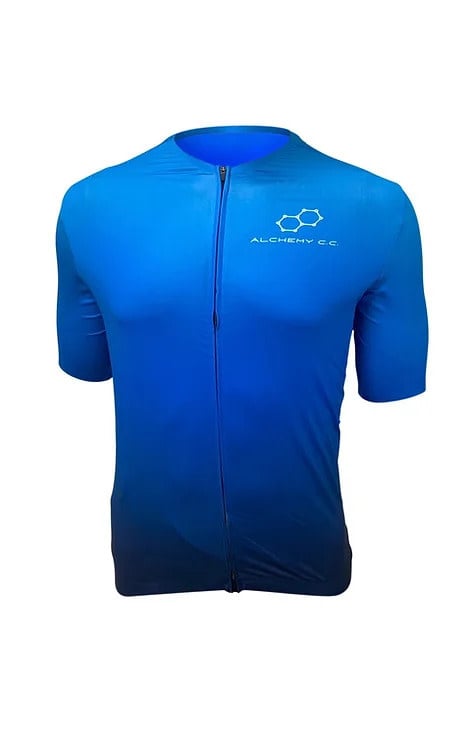 Mens Pro-Carbon Cycling Jersey Blue Fade