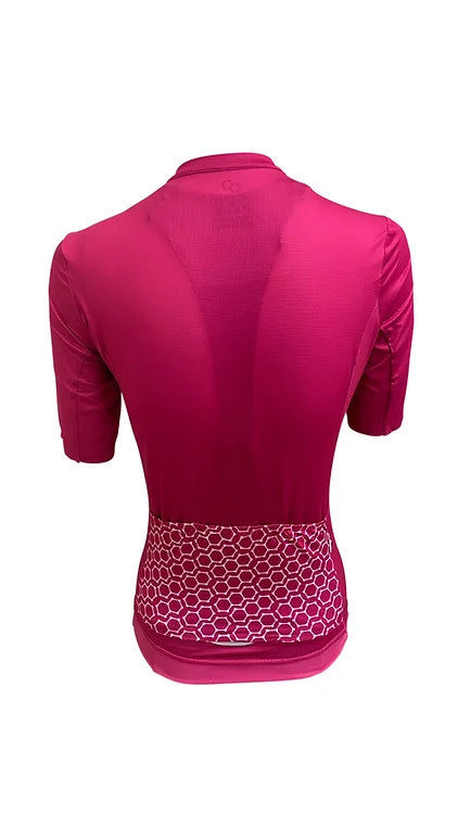 Womens Carbon Pro Cycling Jersey Pink