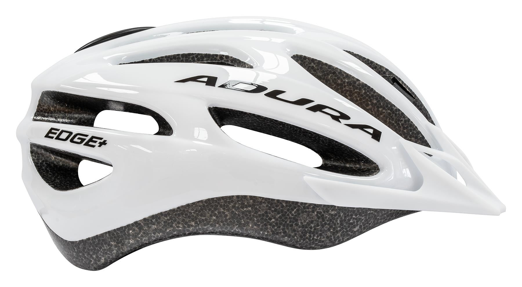 White Adura Edge Helmet on a white background