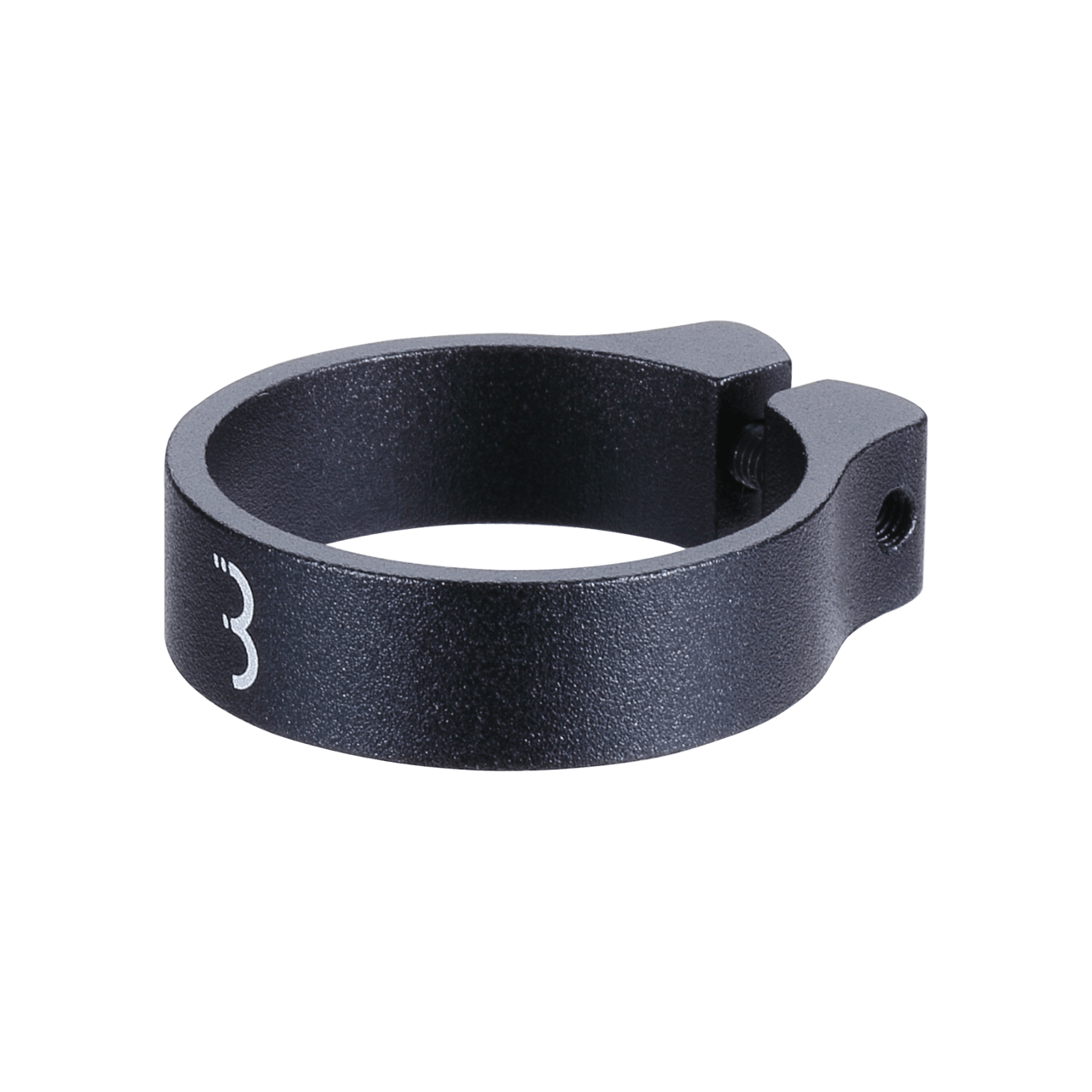 Black BBB Bicycle Seatpost Clamp on a white background