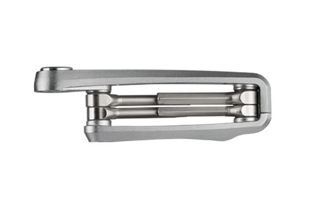 Birzman silver bicycle multi tool on a white background