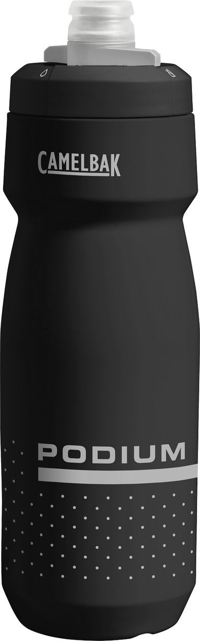 A picture of the Matt Black Camelbak Podium Bottle 