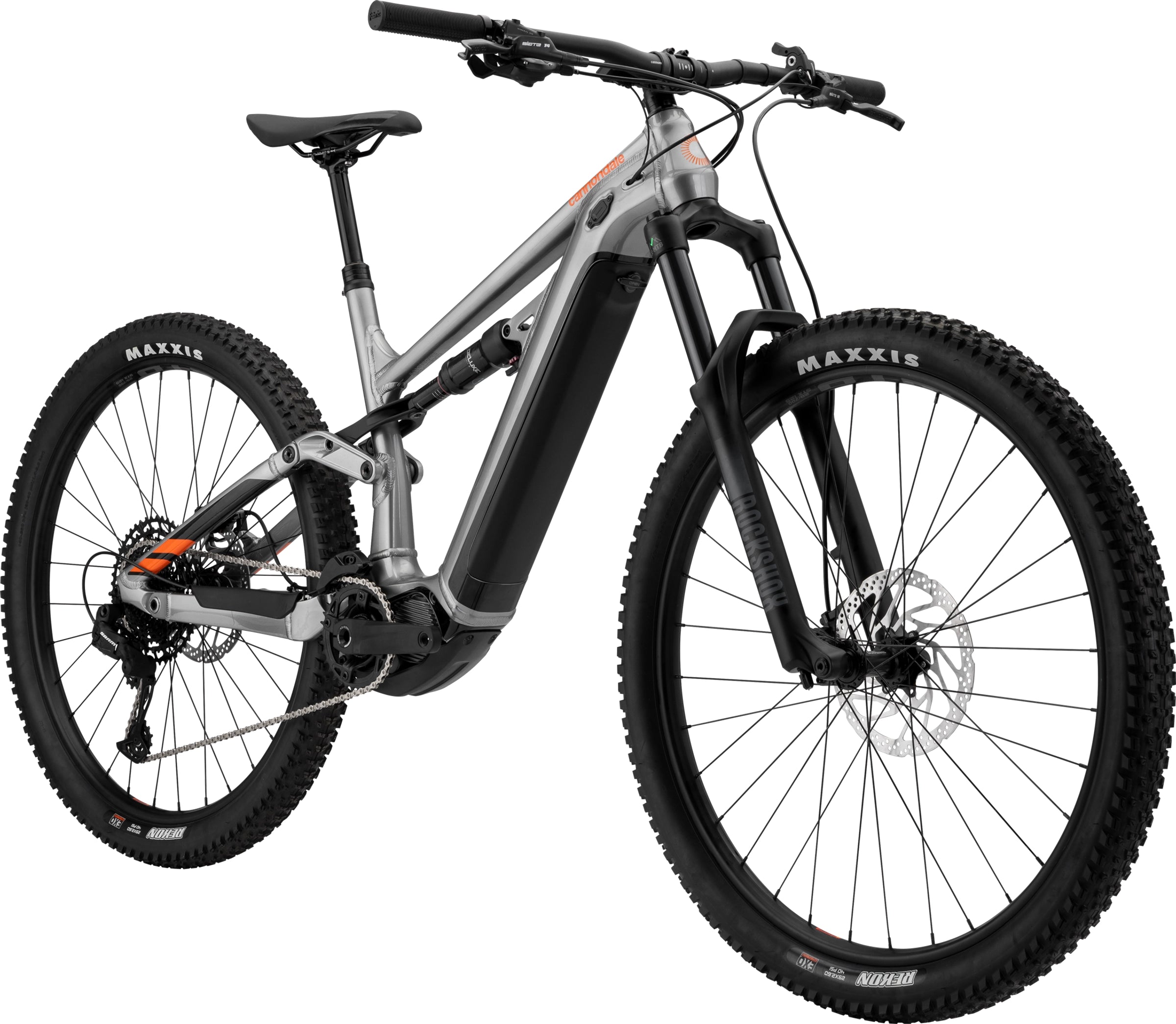 A picture of the Cannondale Moterra Neo 4 Dual Suspension E-Mountain Bike