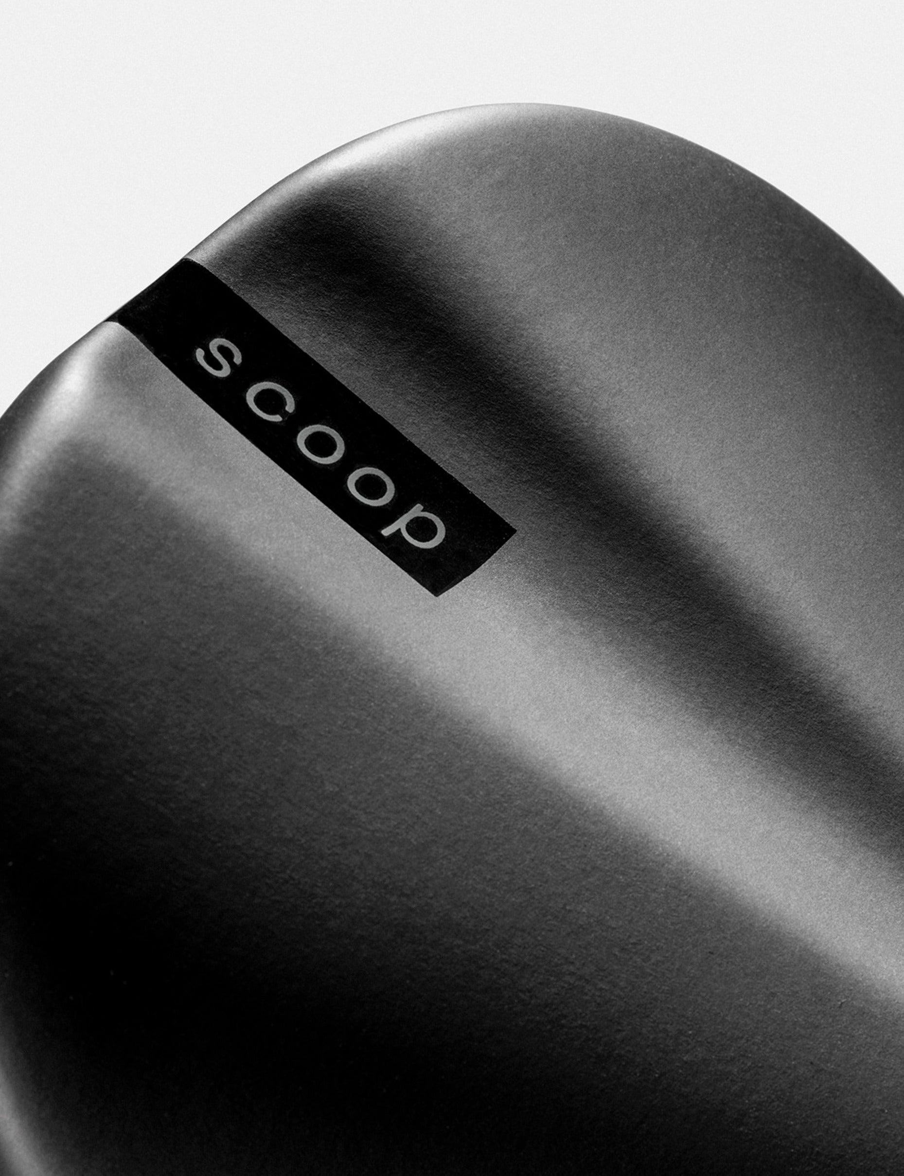 Scoop bicycle saddle on a white background