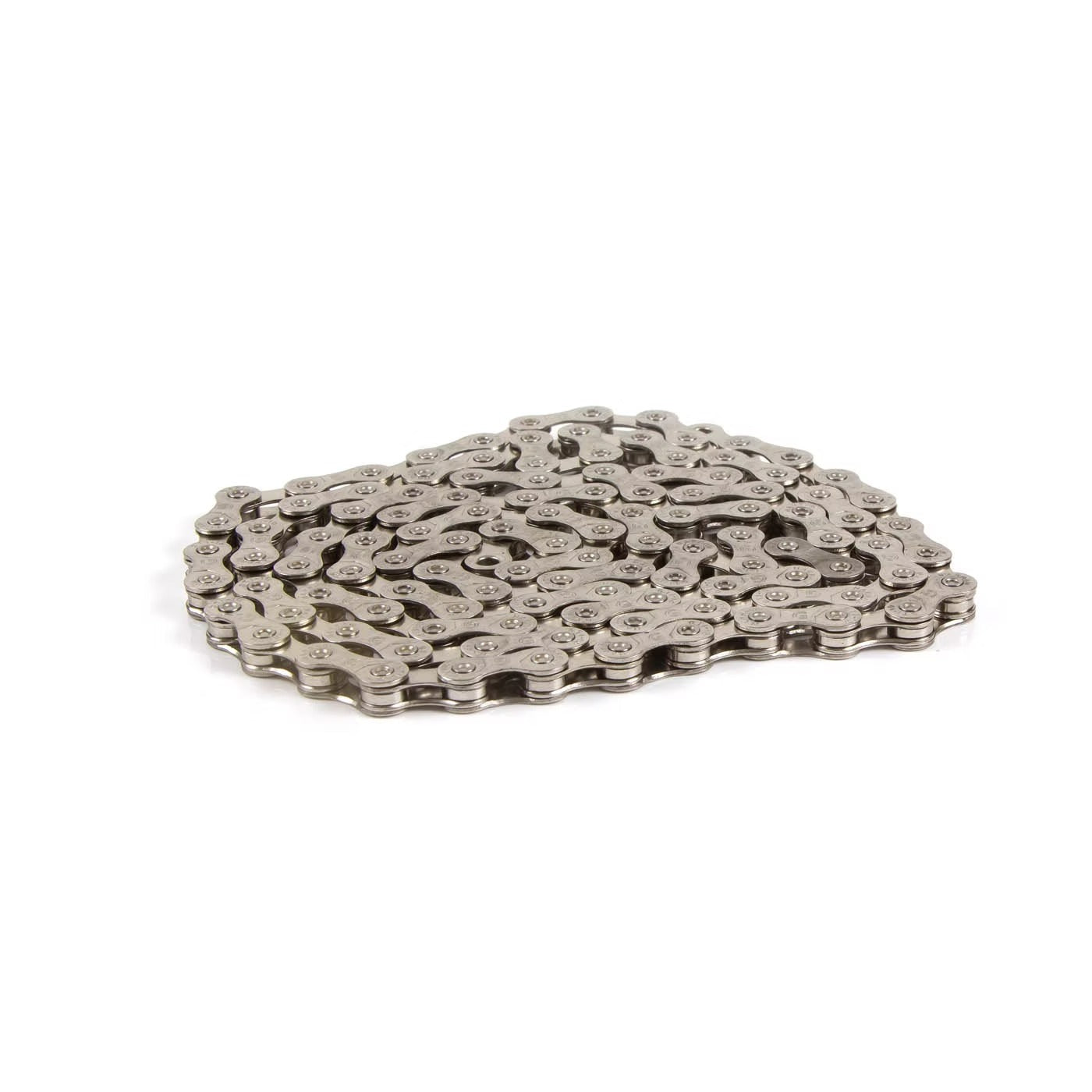 Bicycle chain on a white background