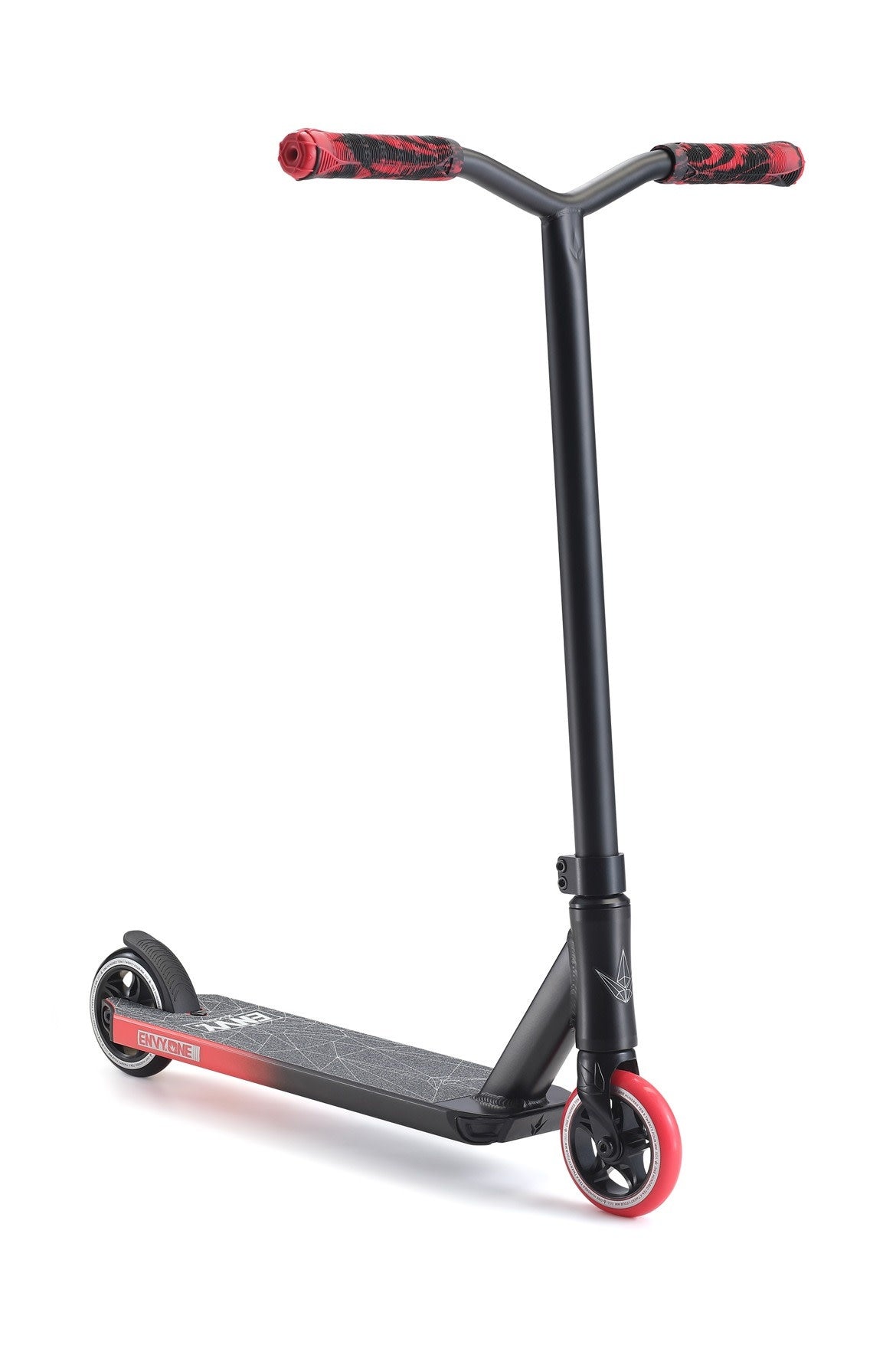 A picture of the Black Red Envy One Series 3 Scooter