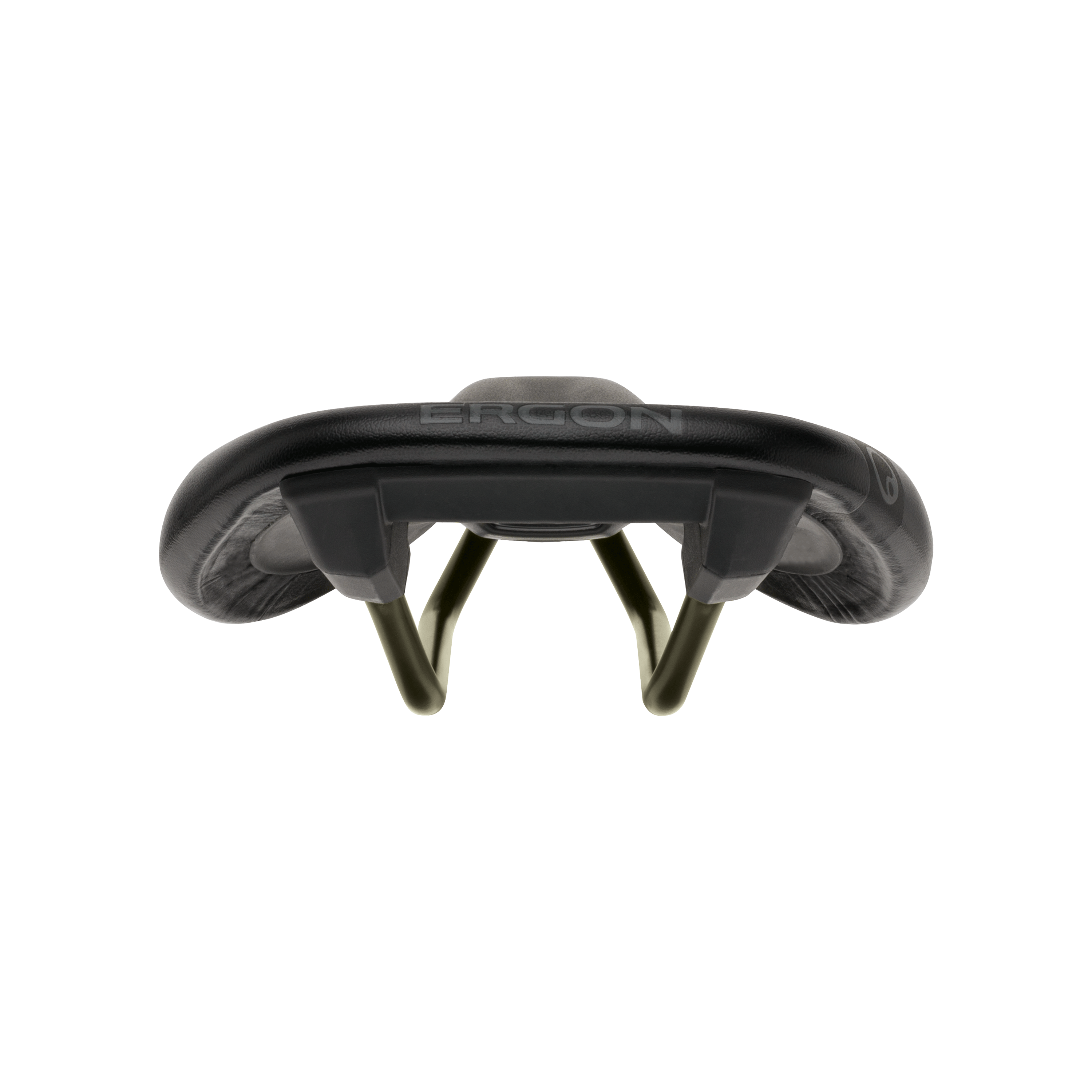 A picture of the back of the Ergon SM Pro Men Trail Saddle