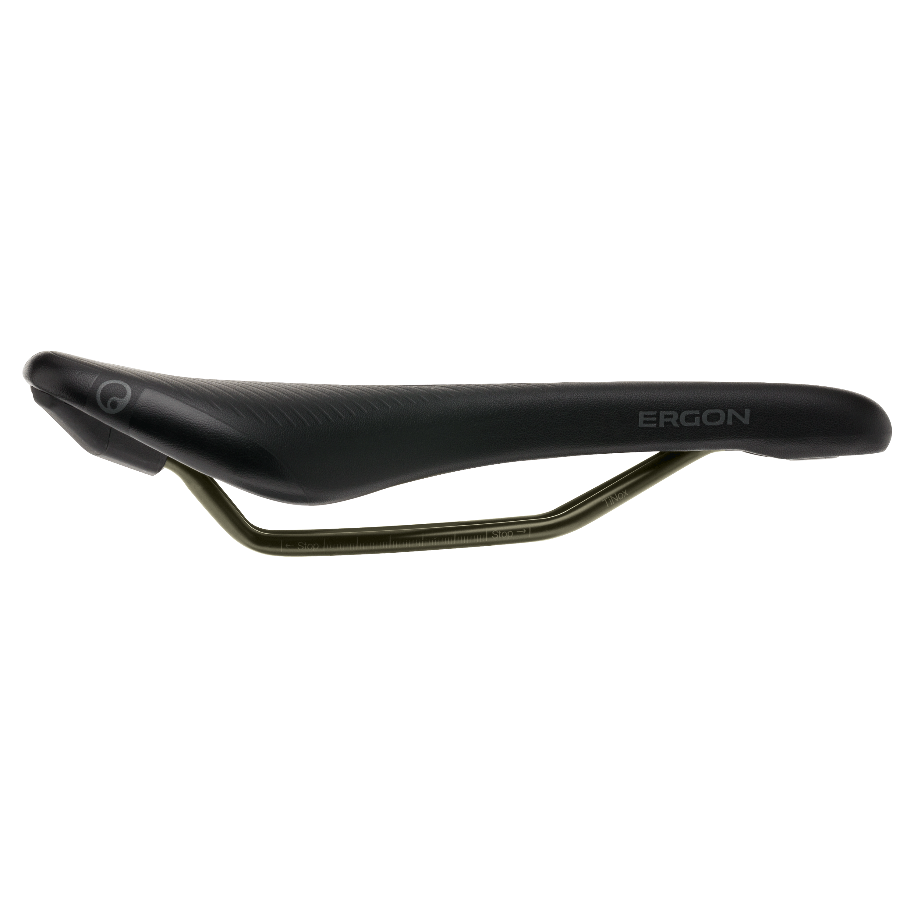 A picture of the side of the Ergon SM Pro Men Trail Saddle