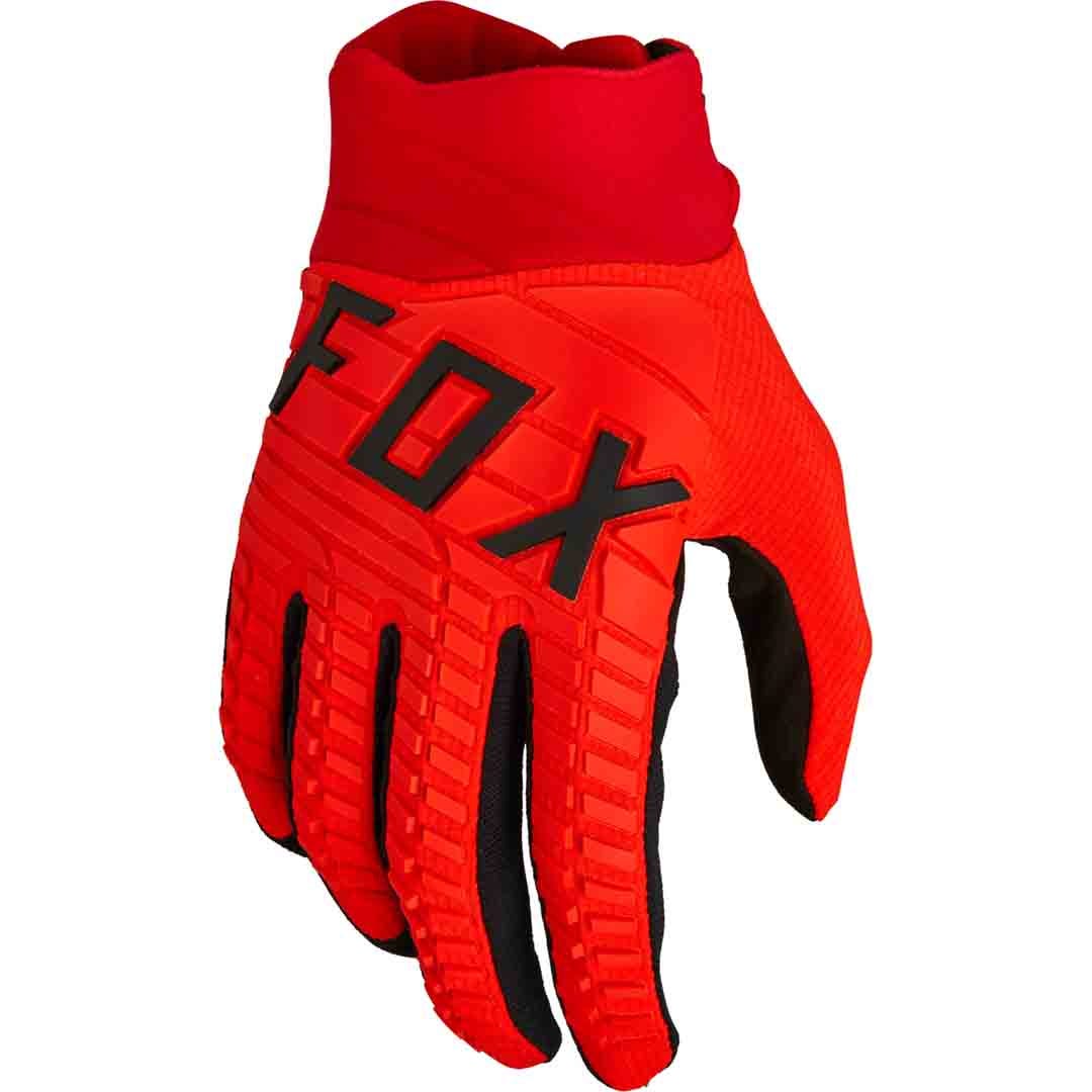 A picture of the red Fox 360 MTB Glove