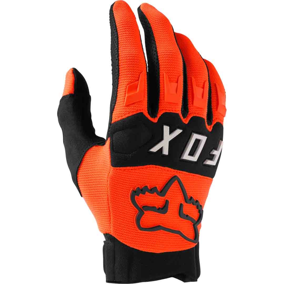 A picture of the Fox Dirtpaw Mountain Bike Glove Fluro Orange