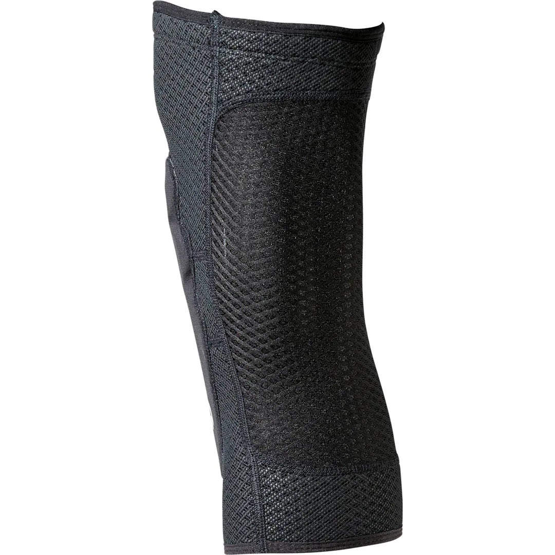 Rear view of a black Knee Sleeve on a white background
