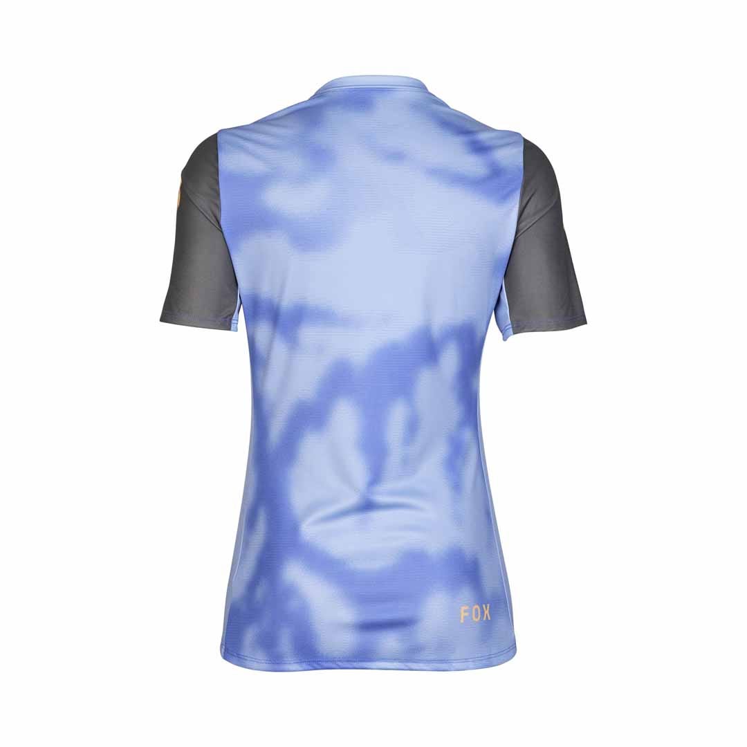 A picture of the lilac Fox Ranger SS Womens mountain bike jersey