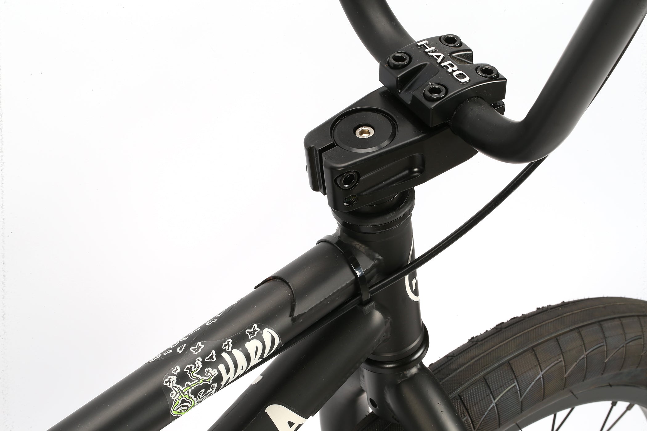 A picture of the headset of the Haro Leucadia BMX Bicycle 