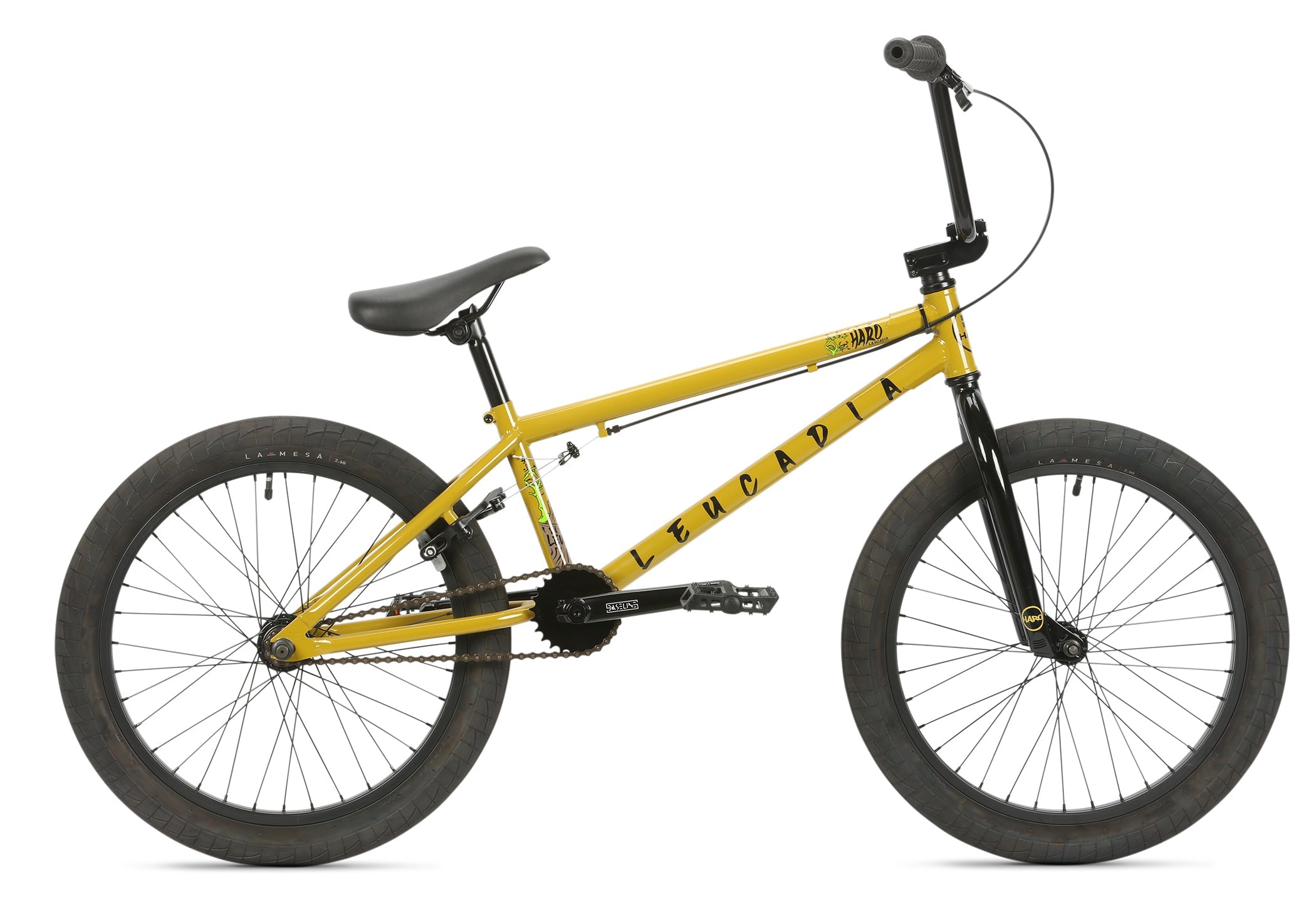 A picture of the Haro Leucadia BMX Bicycle Honey Mustard