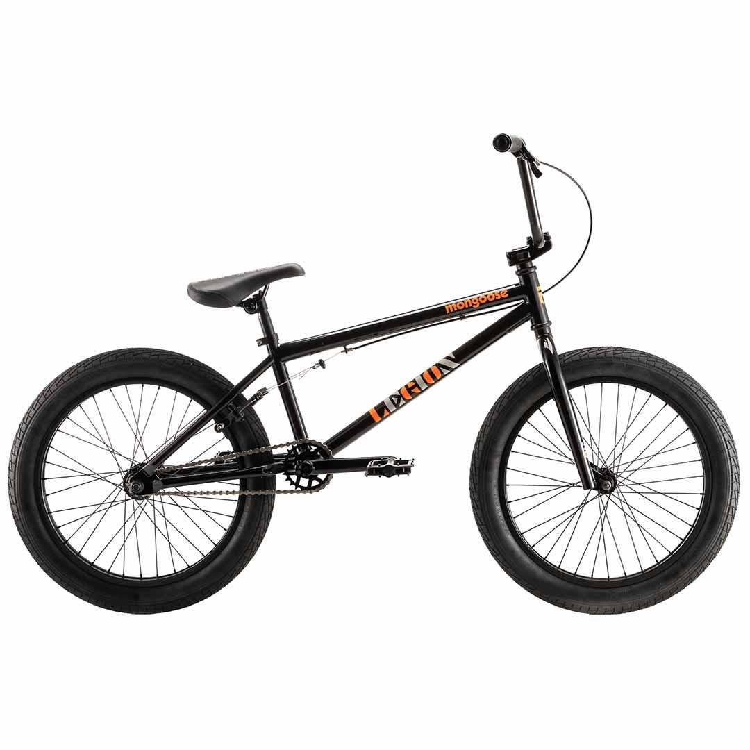 A picture of the black Mongoose Legion L20 BMX Bike