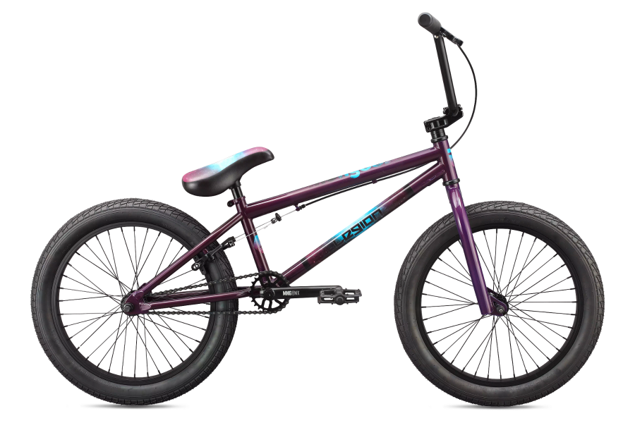 A picture of the purple Mongoose Legion L40 BMX Bike