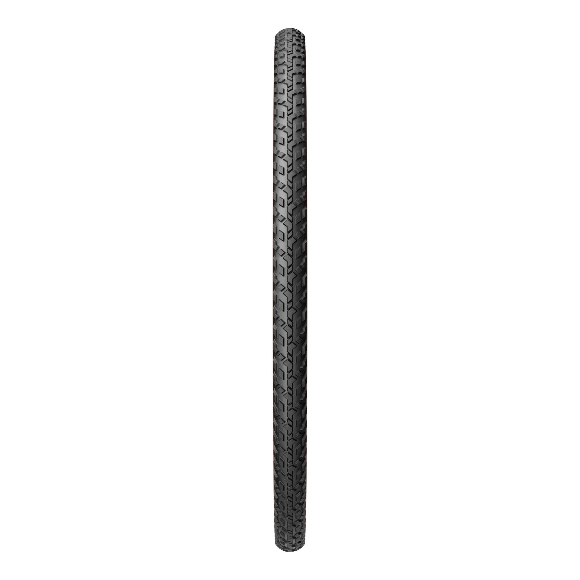 Gravel Tyre with tread pattern on a white background