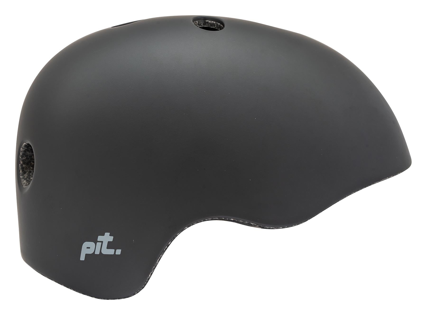 Black Skate Helmet against a white background