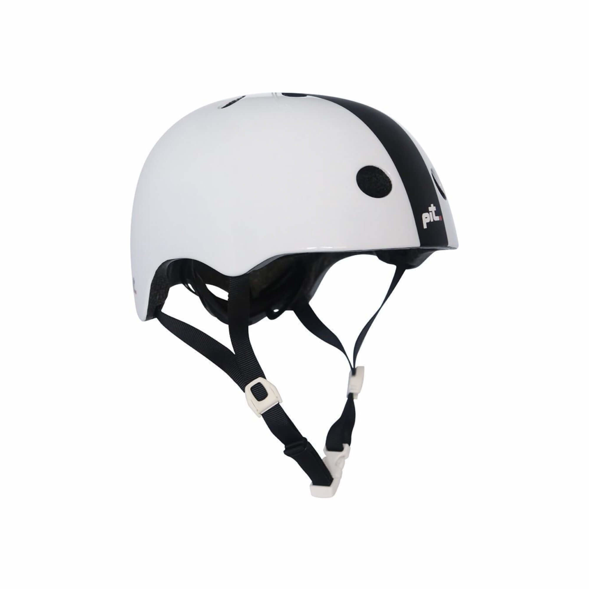 A picture of the white/black Pit Urban Skate Helmet