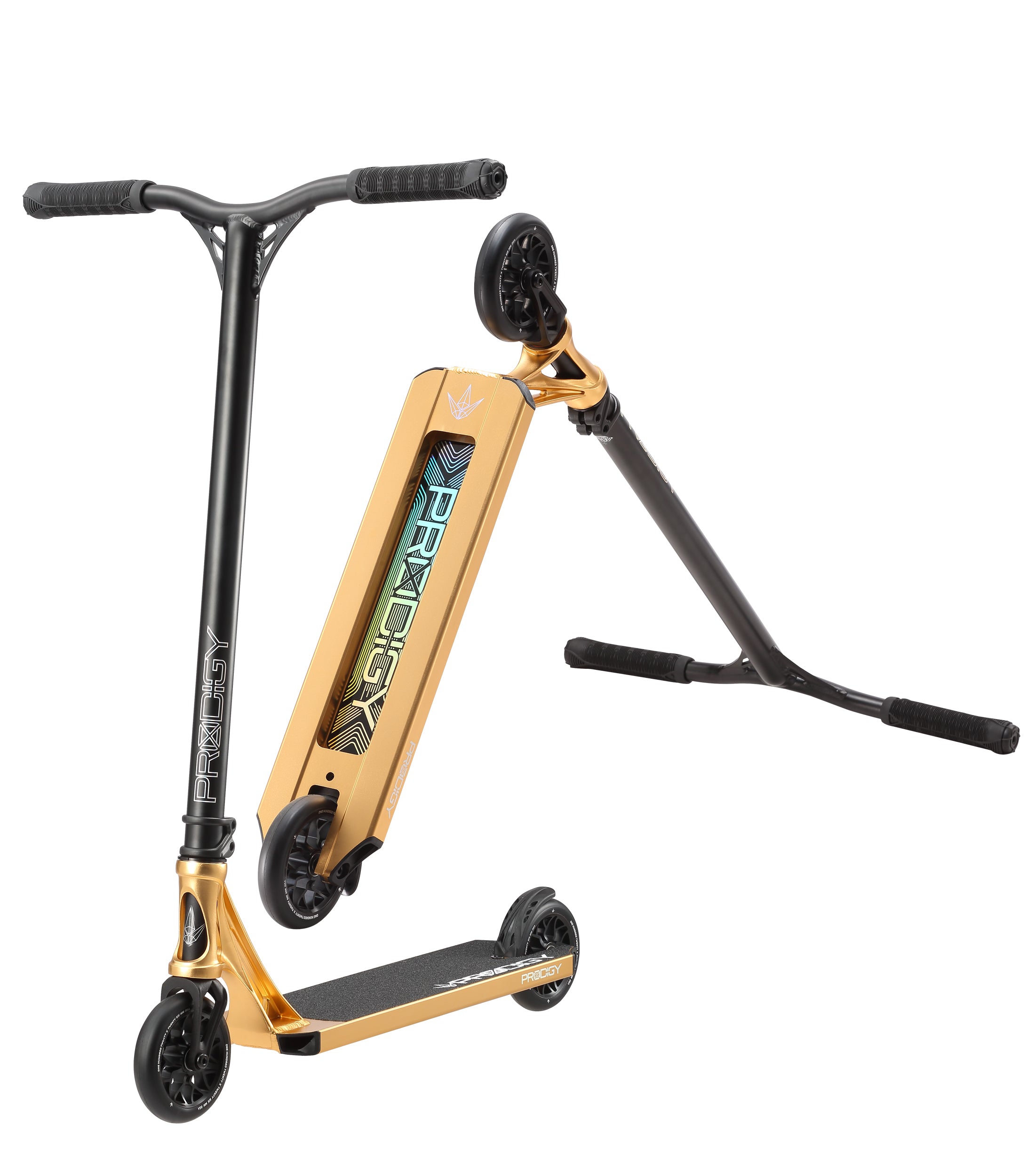 A picture of the gold Envy Prodigy X Scooter