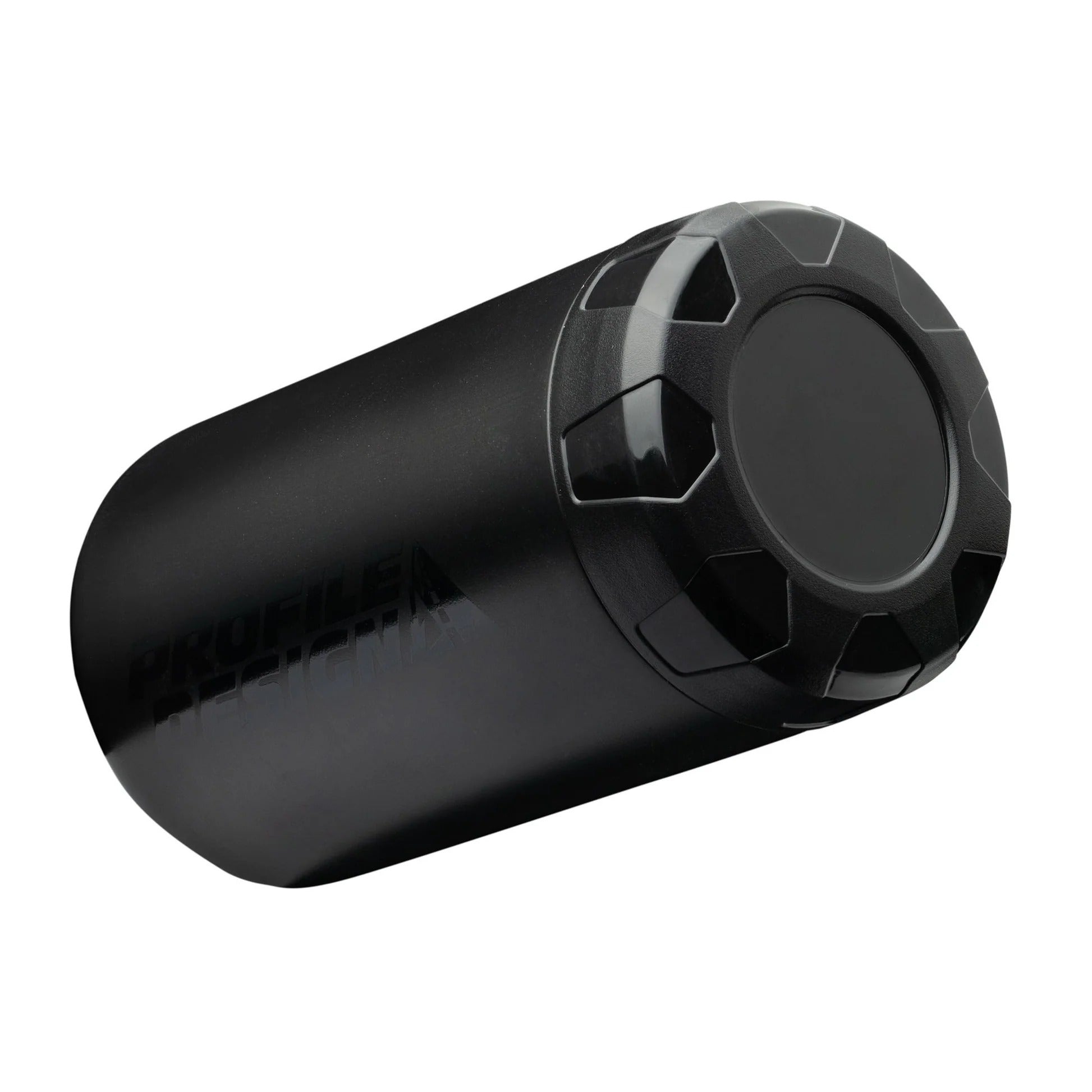 Black Profile Design Bicycle Storage Bottle on a white background