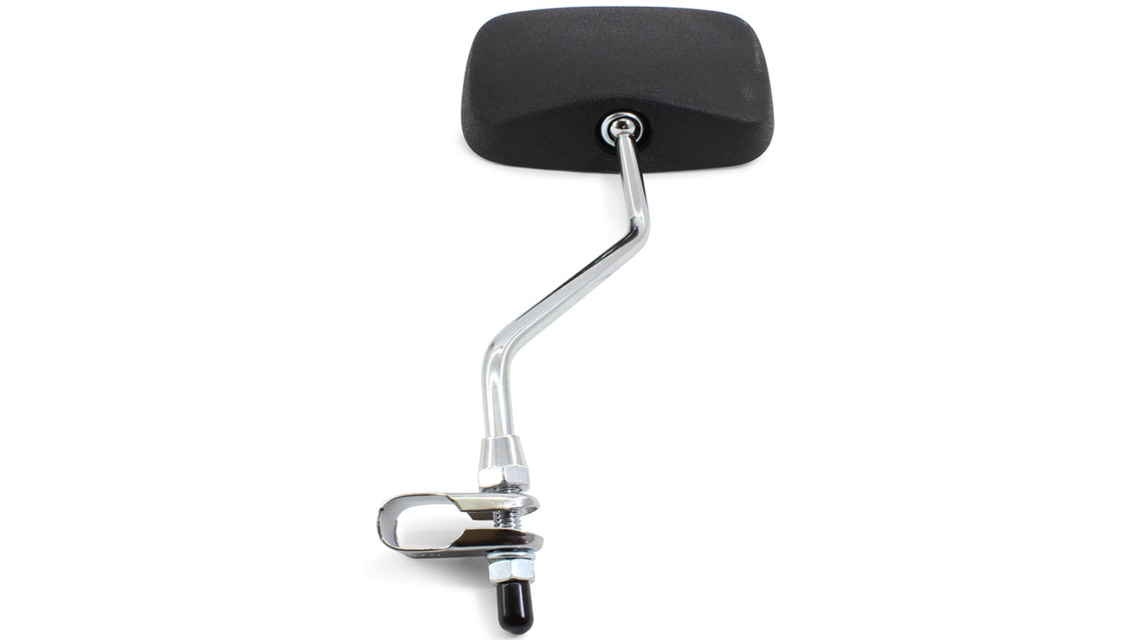 Bicycle mirror with black casing on a white background