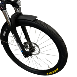 A picture of the Ryder Pro 3 Electric Bike front wheel