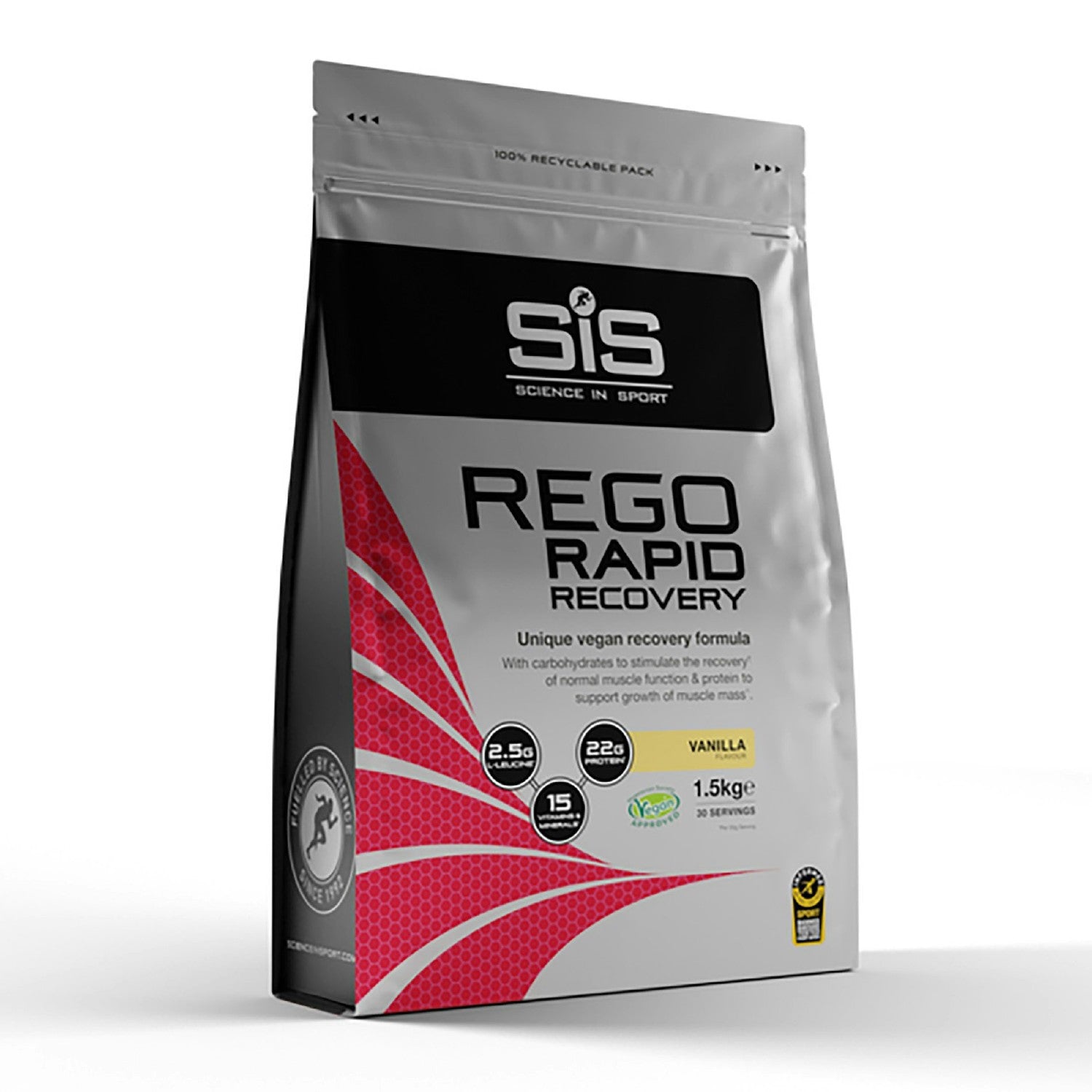 SIS Recovery Resealable Pouch 1.5kg Vanilla