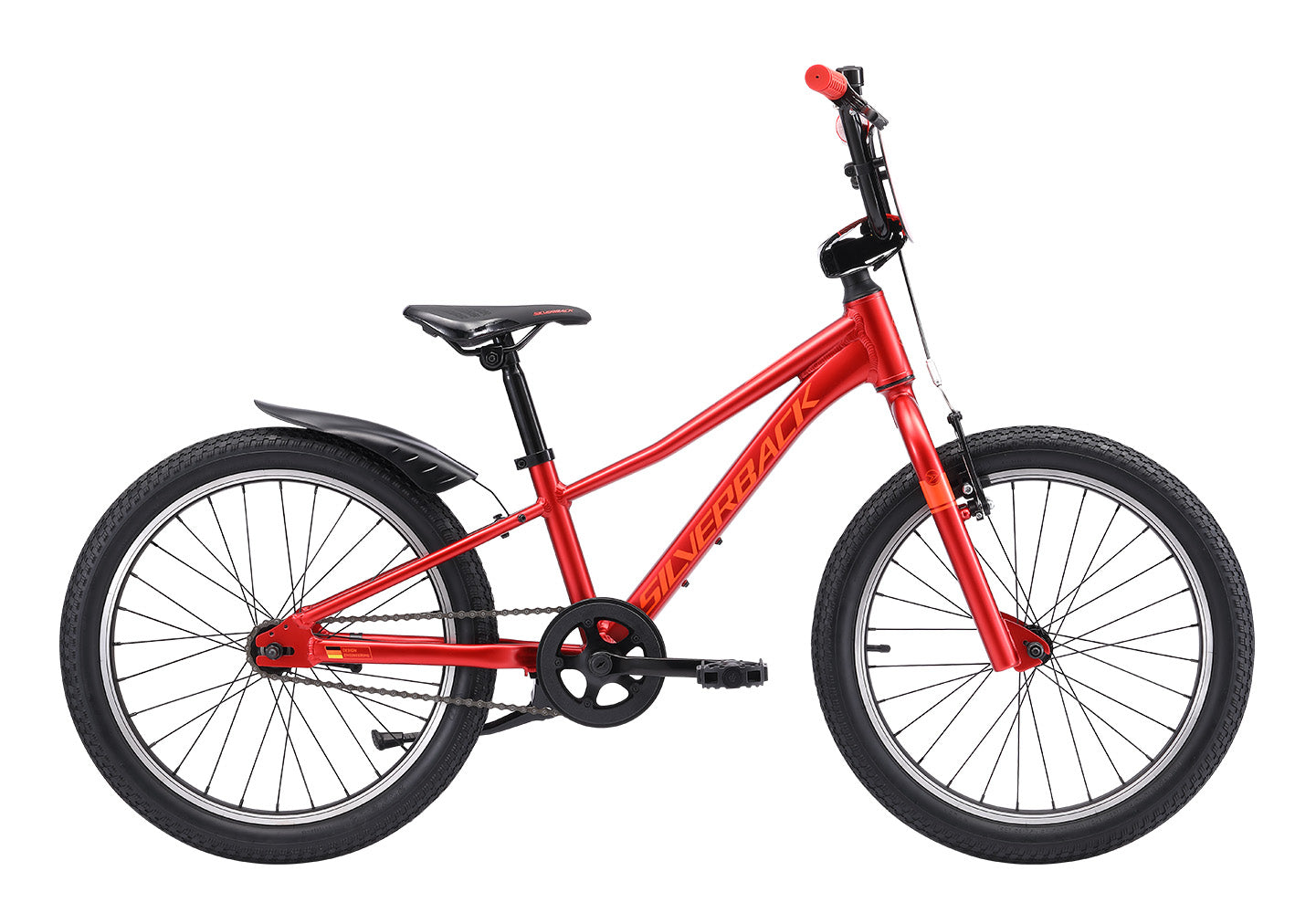 A picture of the red Silverback Skid 20" Boys Bike