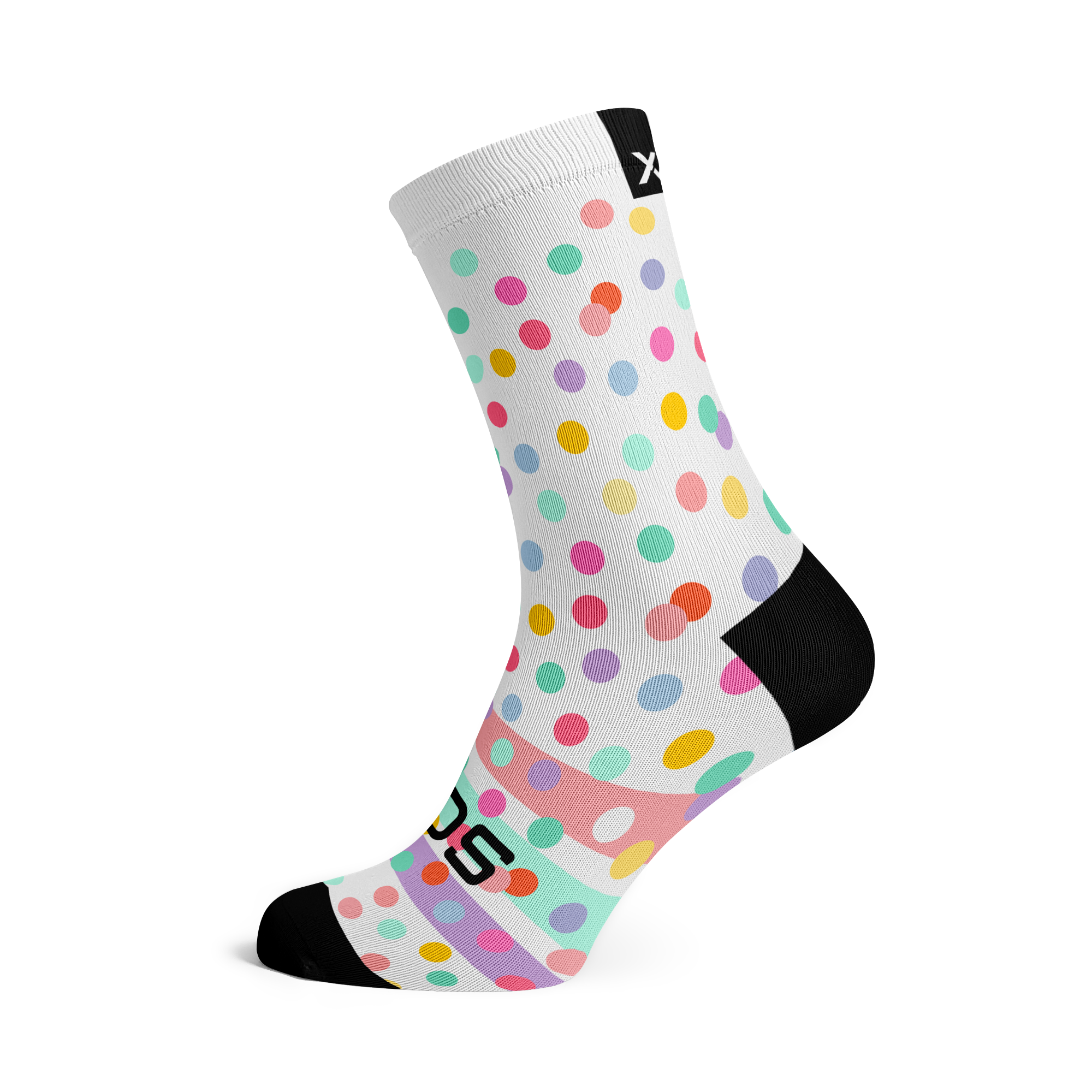 A picture of the Sox Dots Cycling Socks