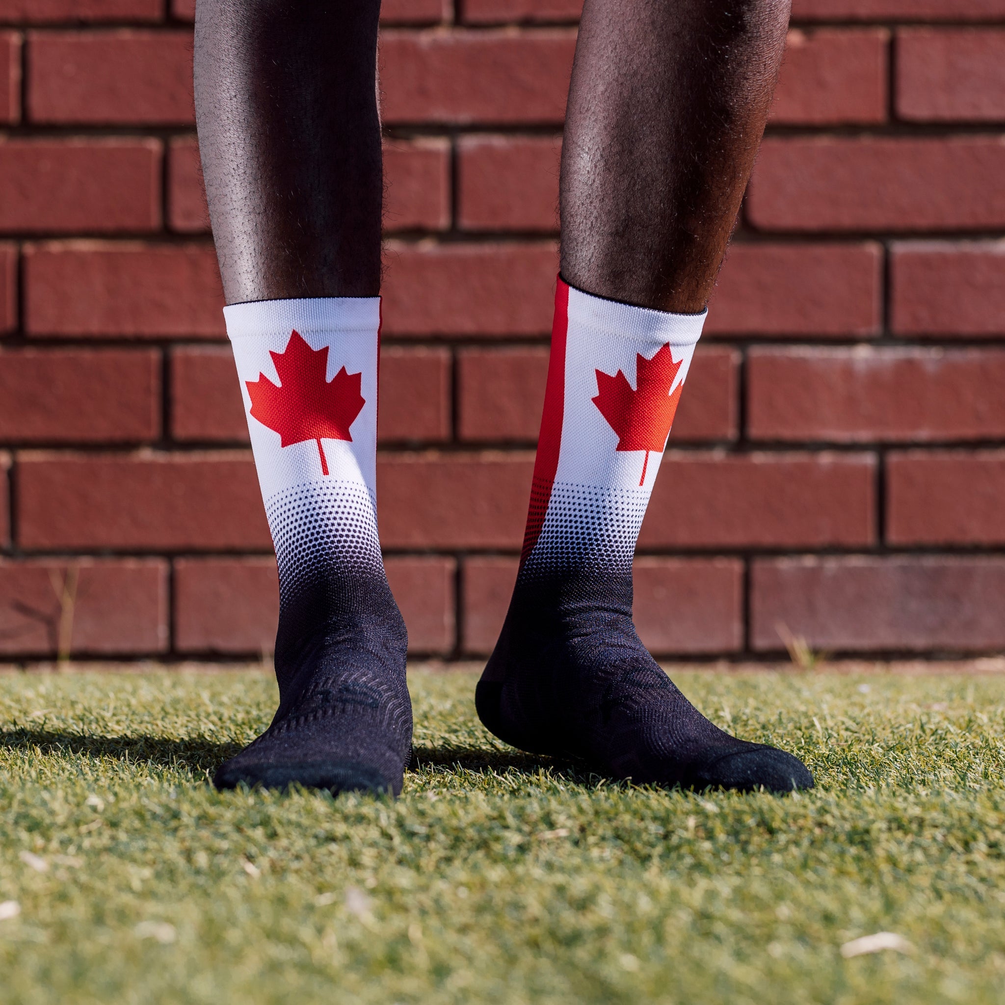 A picture of the Sox Flag Cycling Socks Canada