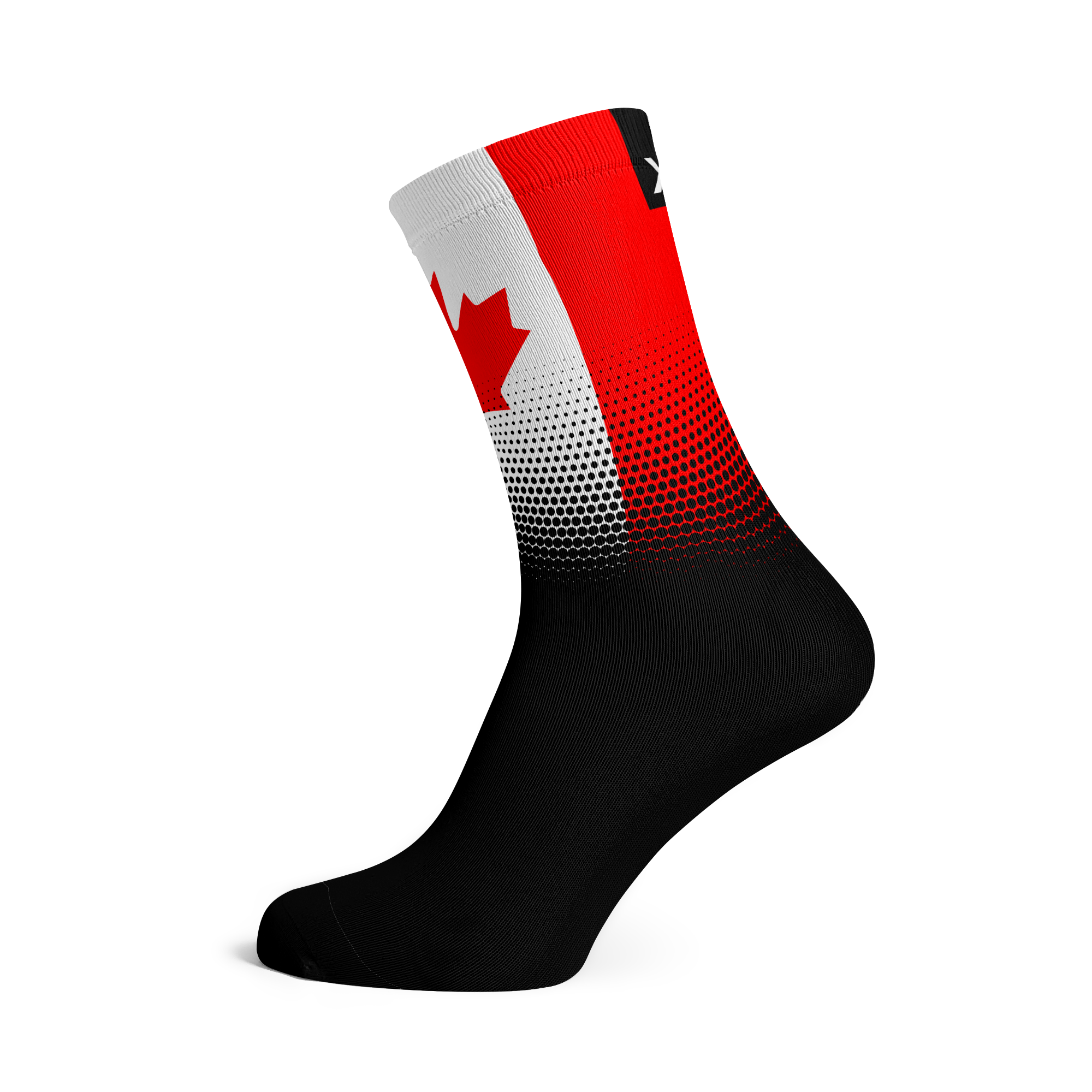 A picture of the Sox Flag Cycling Socks Canada