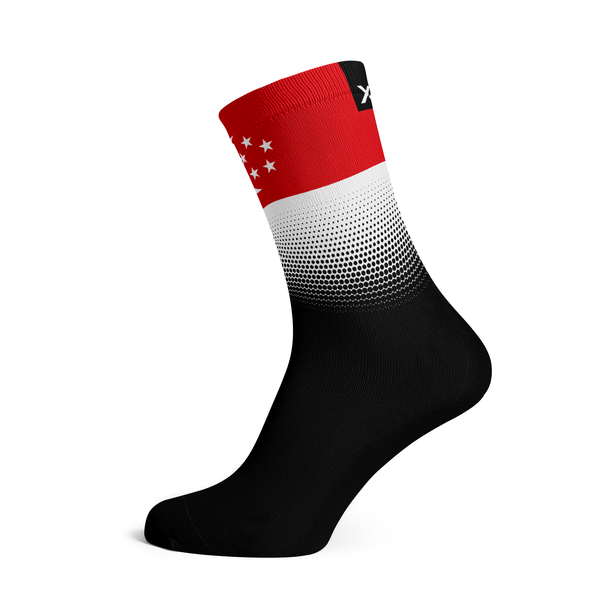 A picture of the Sox Flag Cycling Socks Singapore