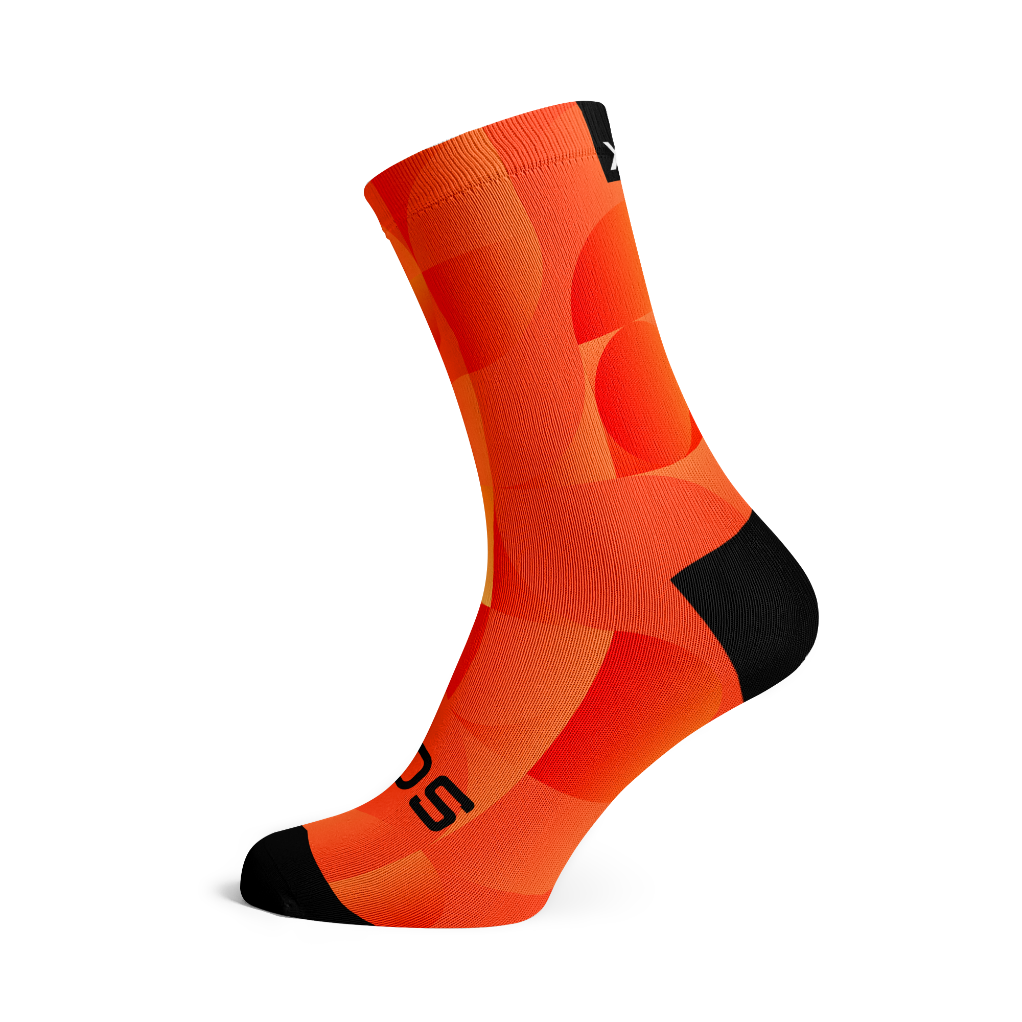 A picture of the Sox Solid Cycling Socks Orange