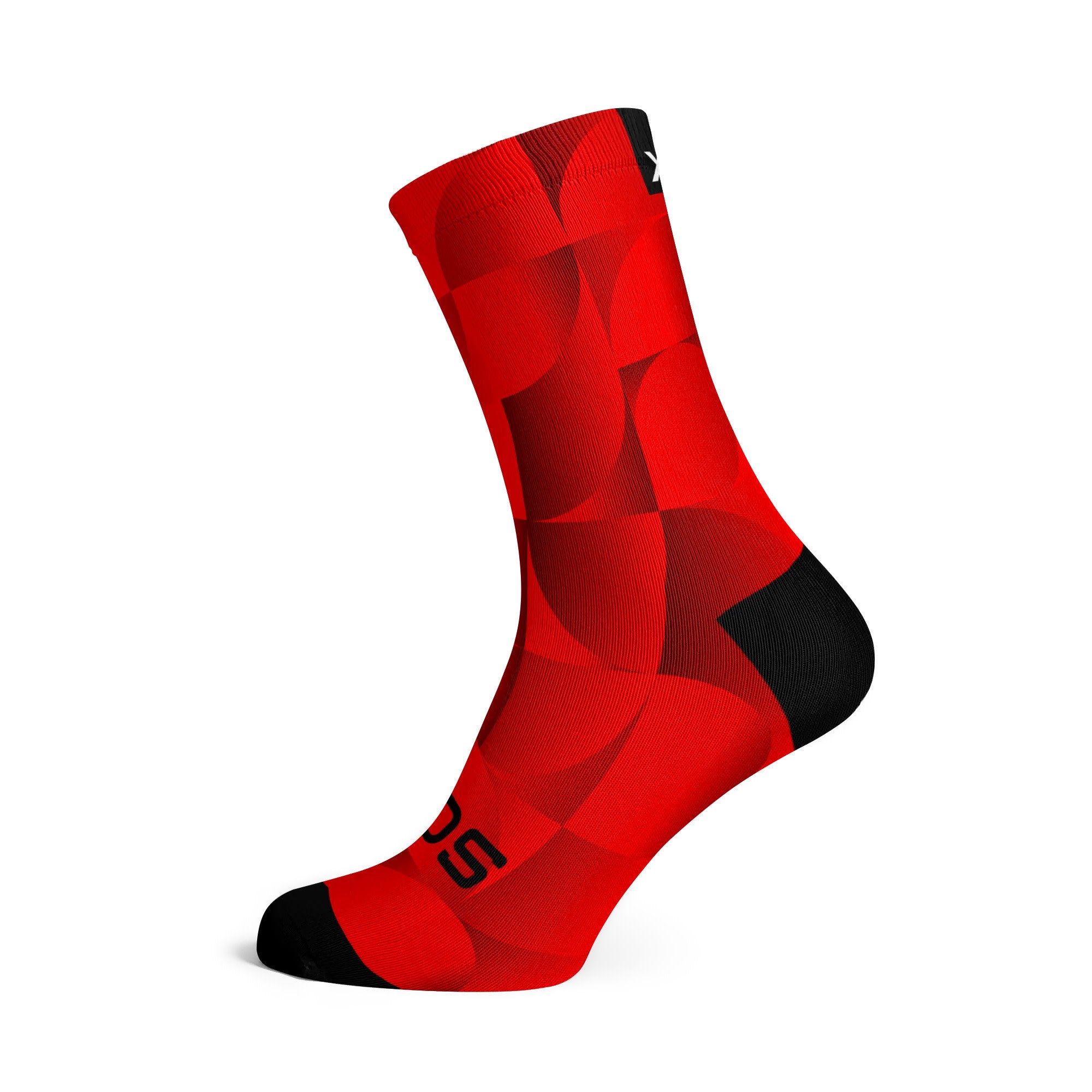 A picture of the Sox Solid Cycling Socks Red