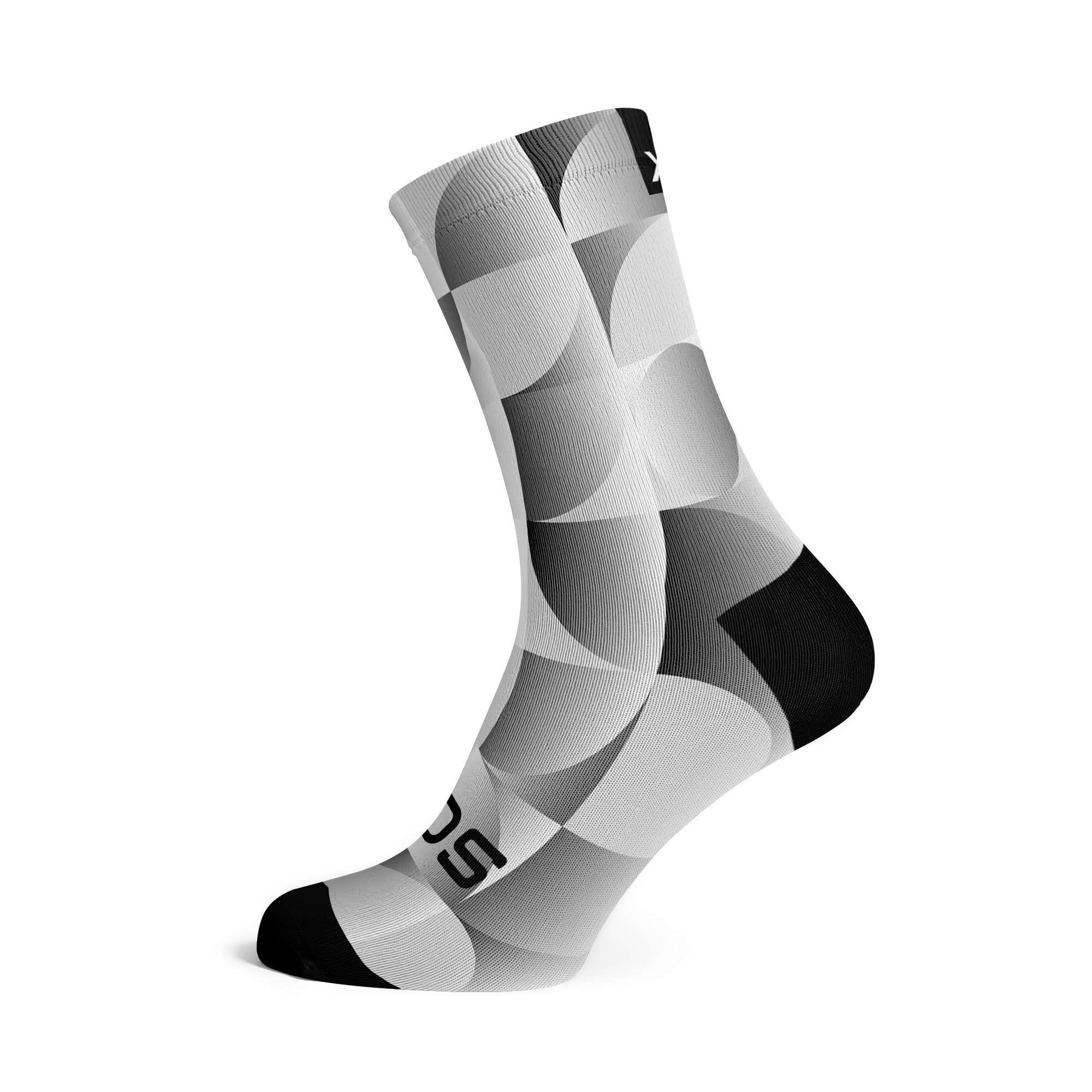 A picture of the Sox Solid Cycling Socks Silver