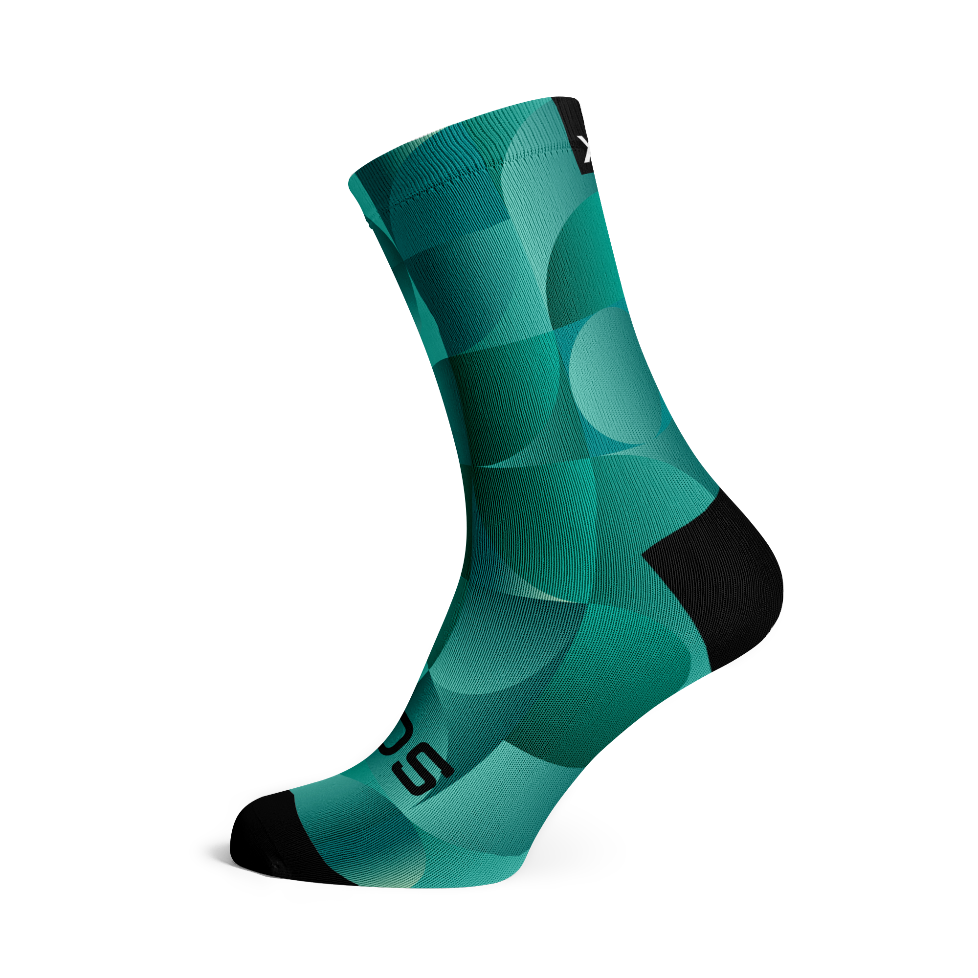 A picture of the Sox Solid Cycling Socks Teal