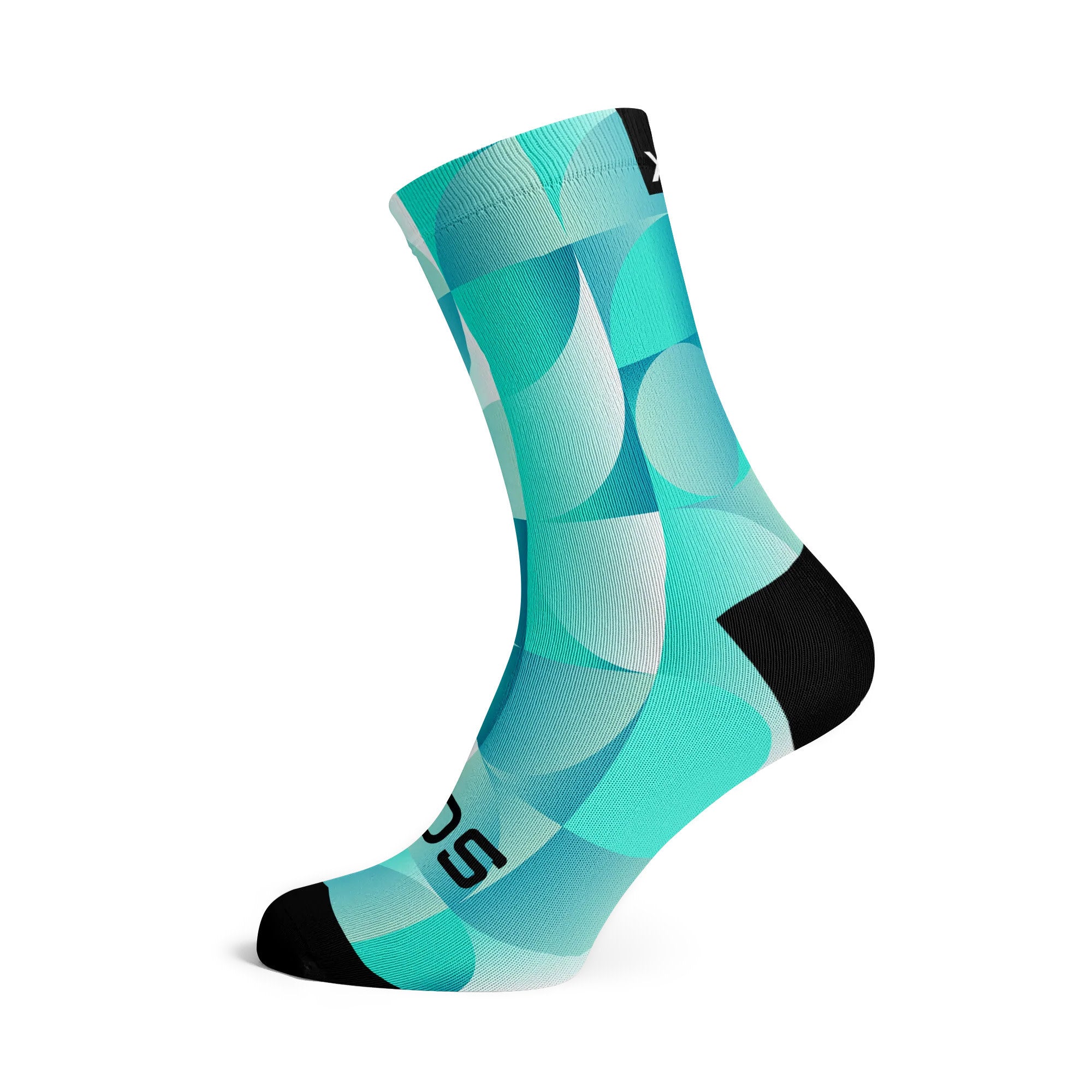 A picture of the Sox Solid Cycling Socks Turquoise