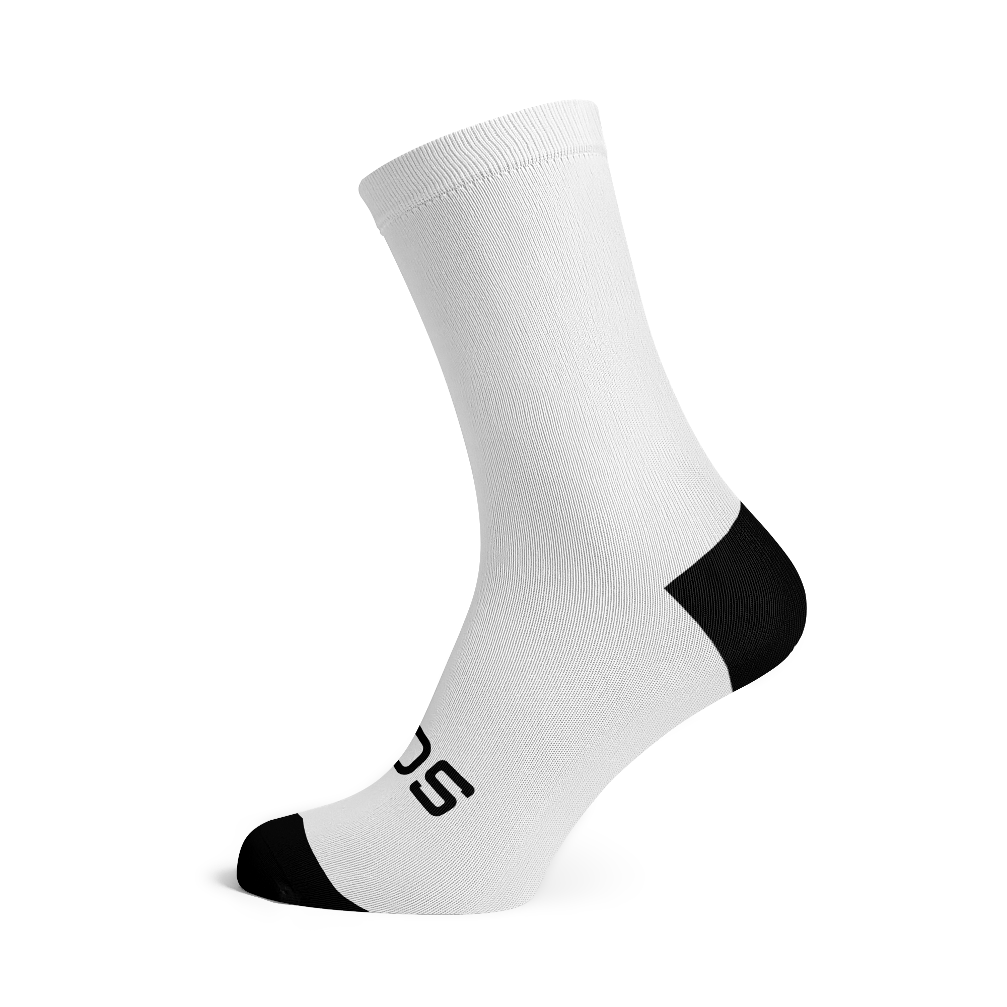 A picture of the Sox Solid Cycling Socks White